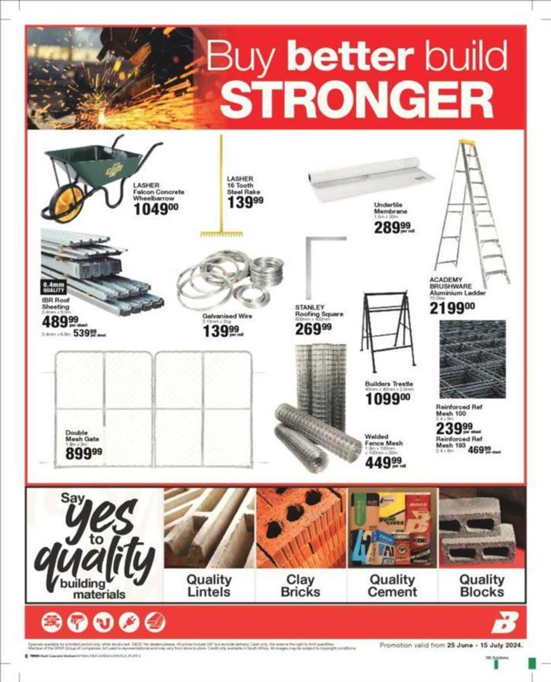 Build It Specials from 25 June to 15 July 2024 - Catalogue Page 8