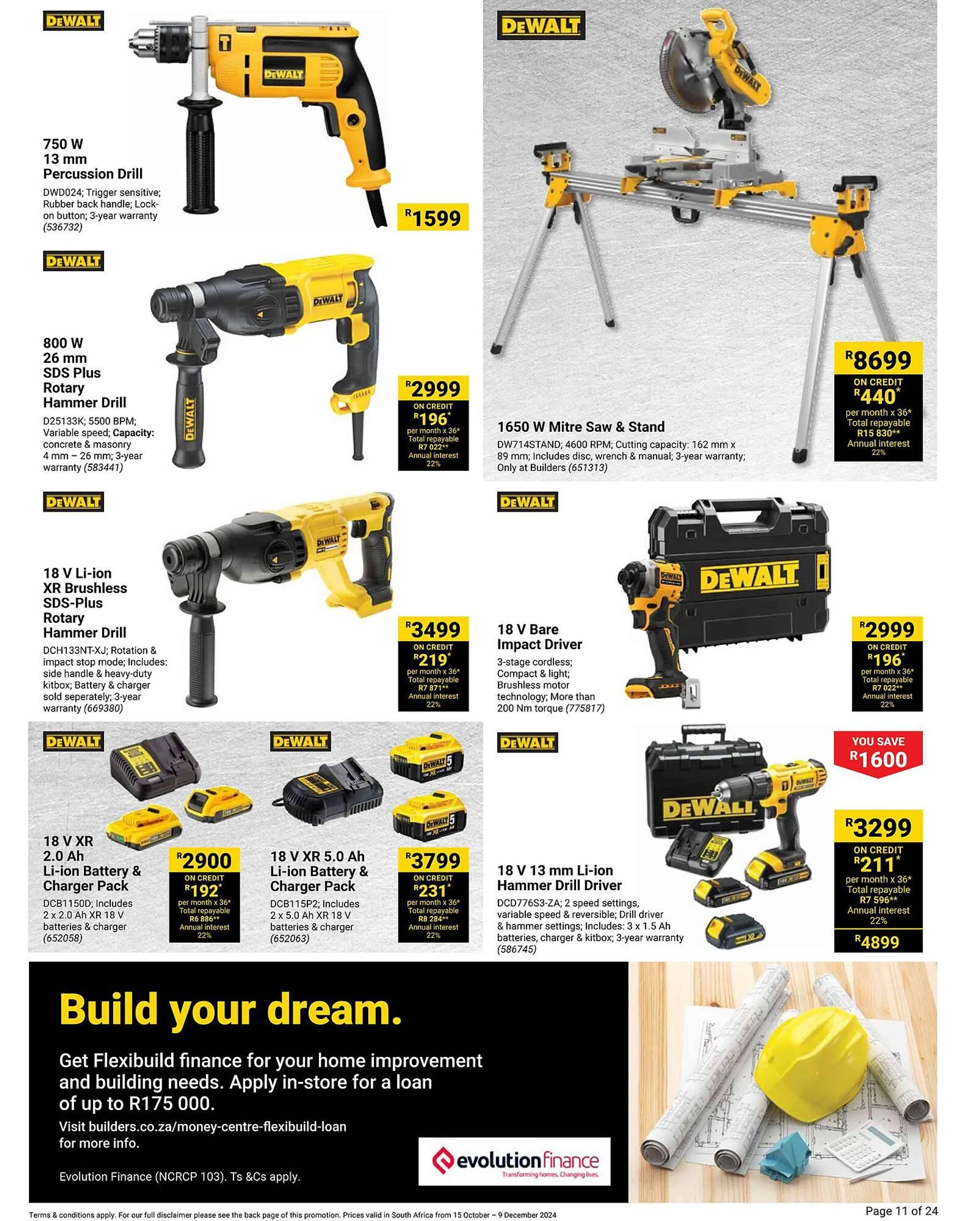 Builders Warehouse catalogue from 15 October to 9 December 2024 - Catalogue Page 11