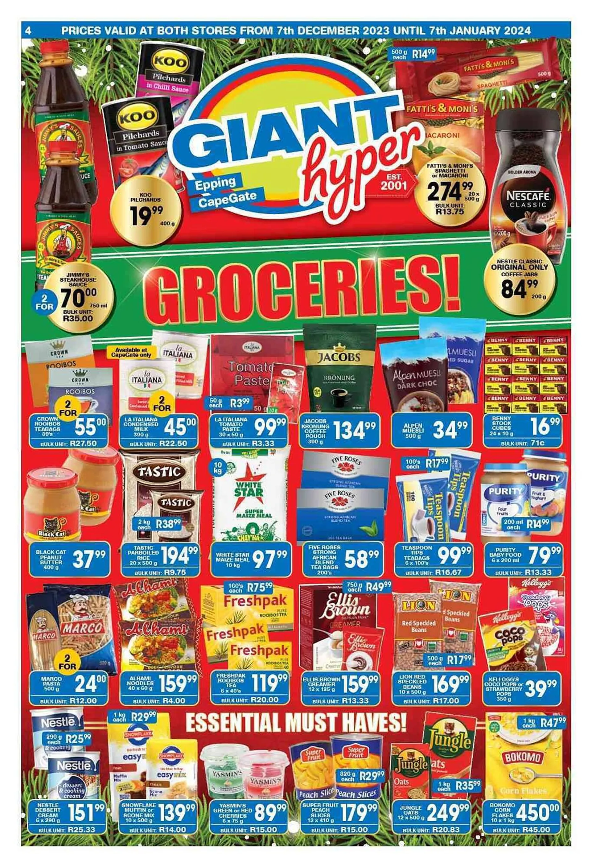 Giant Hyper catalogue from 7 December to 7 January 2024 - Catalogue Page 4