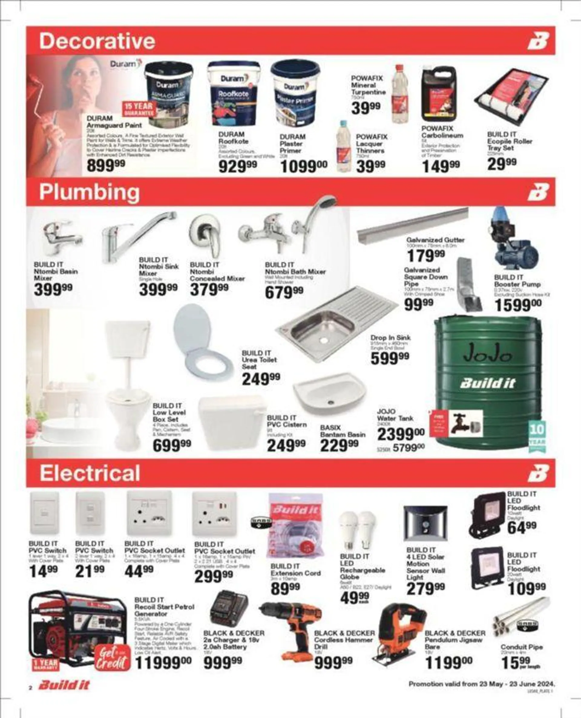 Build It Specials from 23 May to 23 June 2024 - Catalogue Page 2