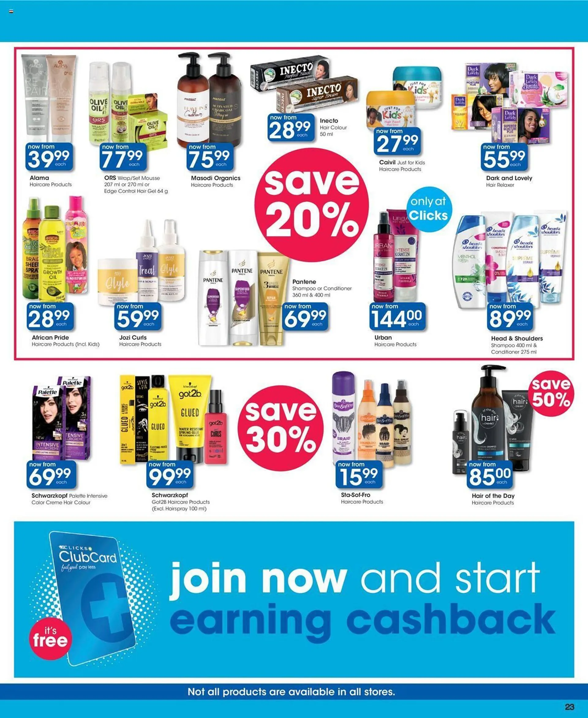 Clicks catalogue from 17 October to 30 October 2024 - Catalogue Page 23