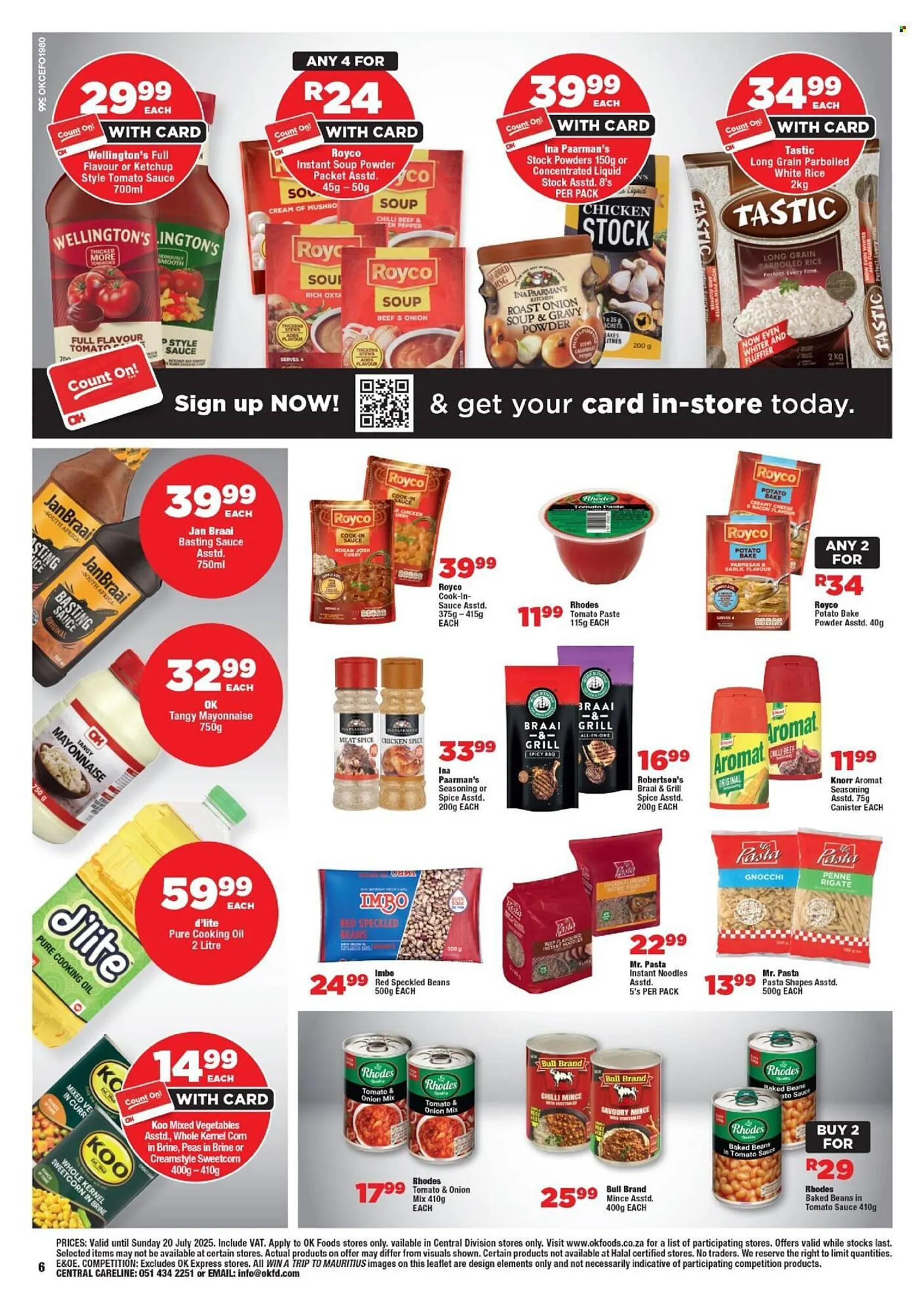 OK Foods catalogue from 9 July to 20 July 2025 - Catalogue Page 1