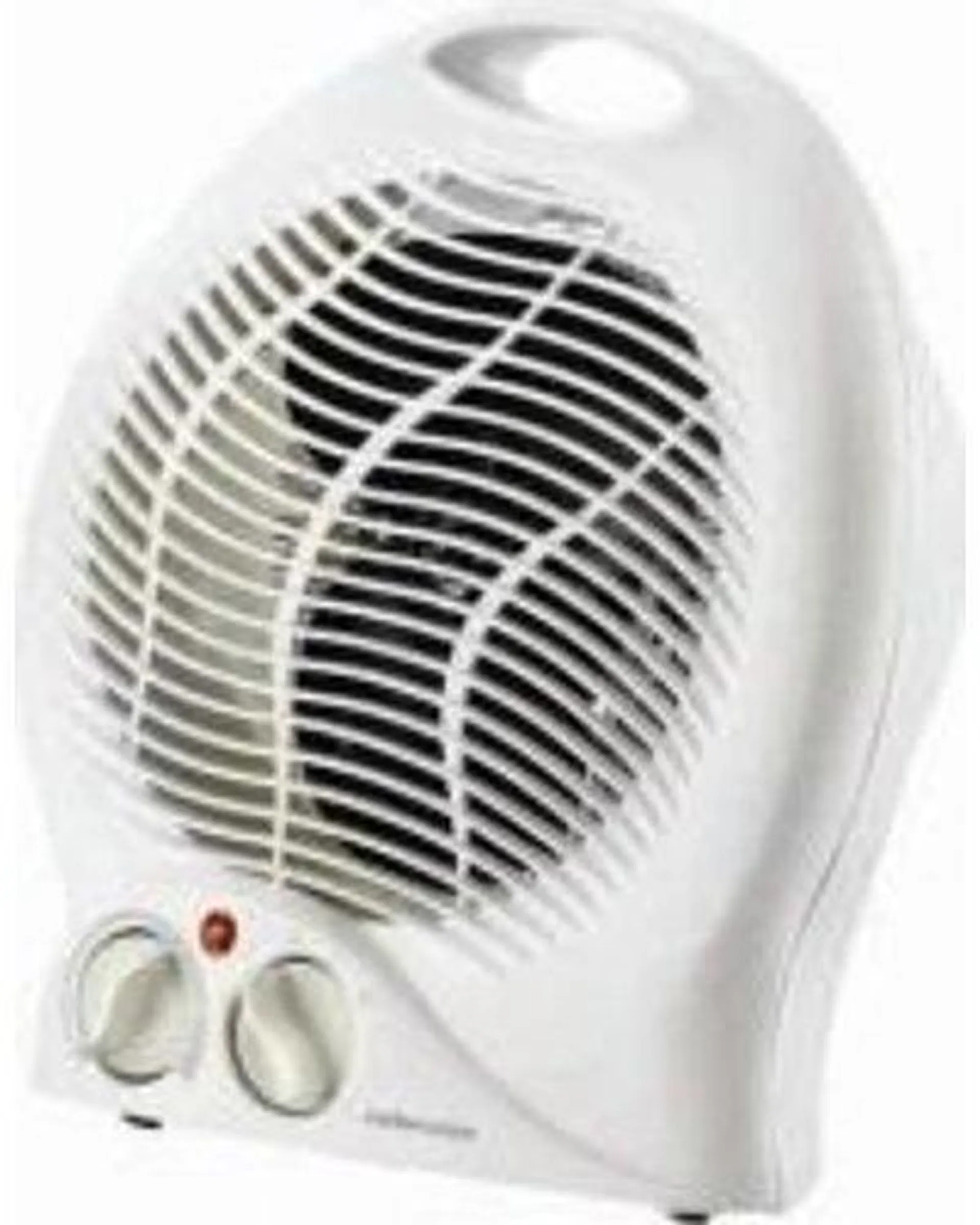 Mellerware Swiss - Plastic Floor Fan Heater with 2 Heat Settings (2000W)(White)