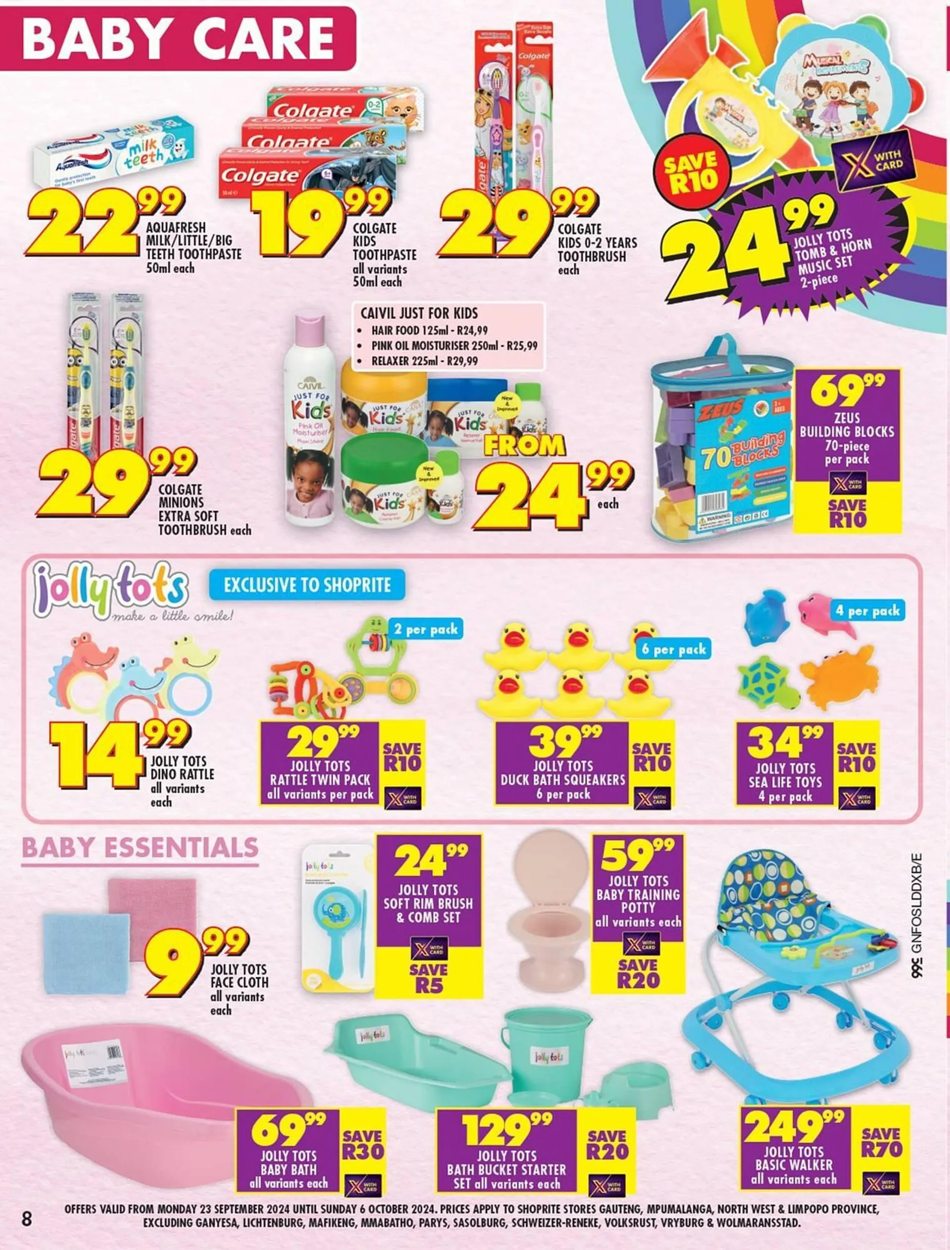 Shoprite catalogue from 24 September to 6 October 2024 - Catalogue Page 8