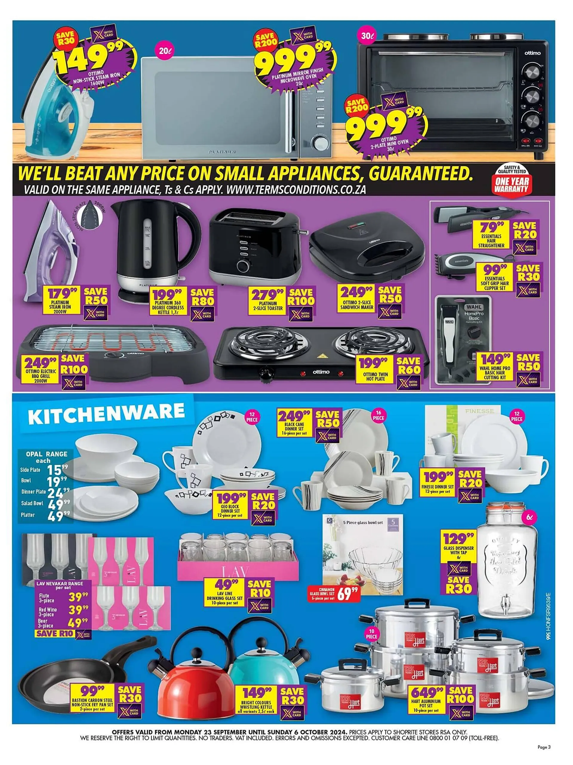 Shoprite catalogue from 23 September to 6 October 2024 - Catalogue Page 3