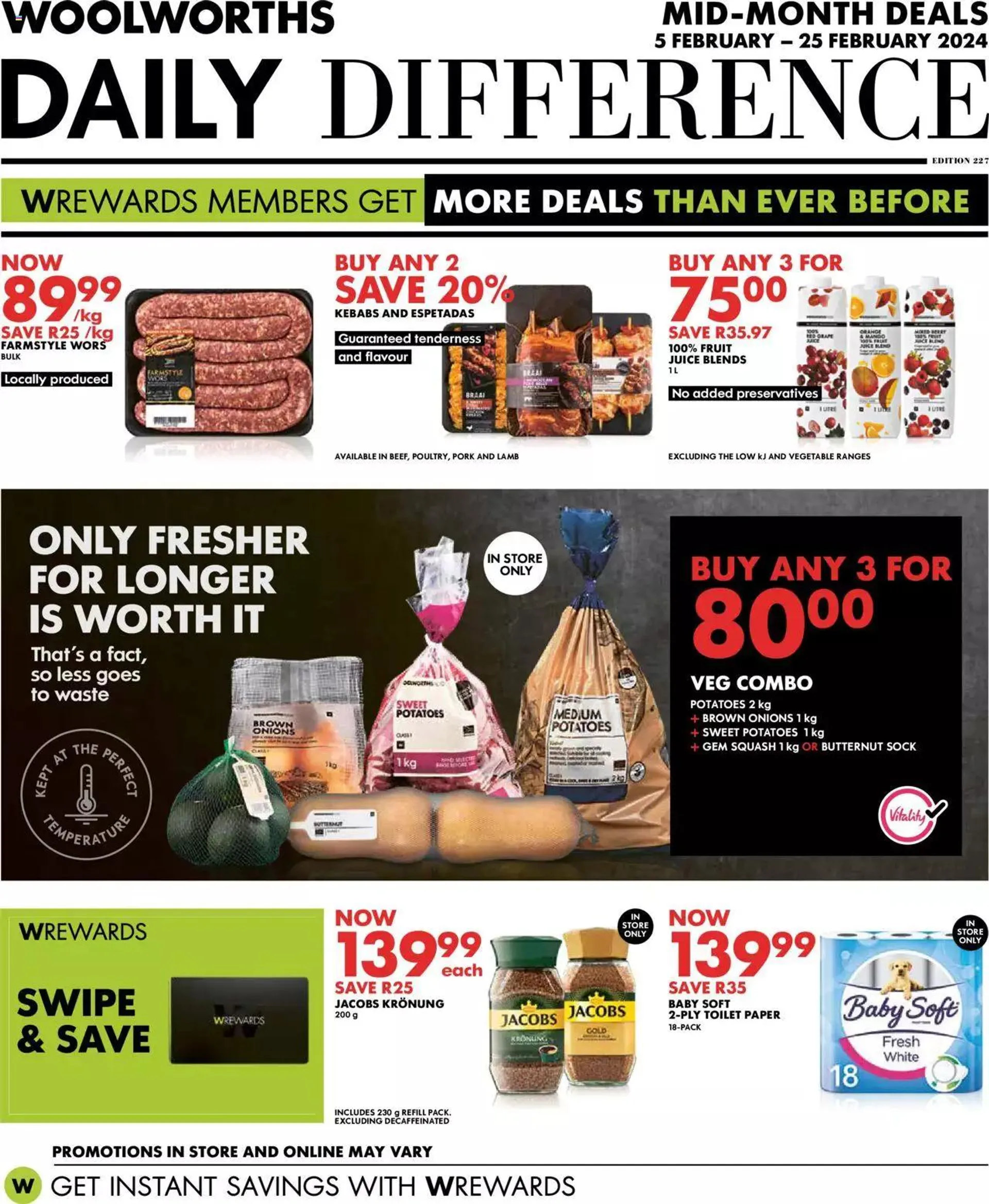 Woolworths Specials - 5 February 25 February 2024