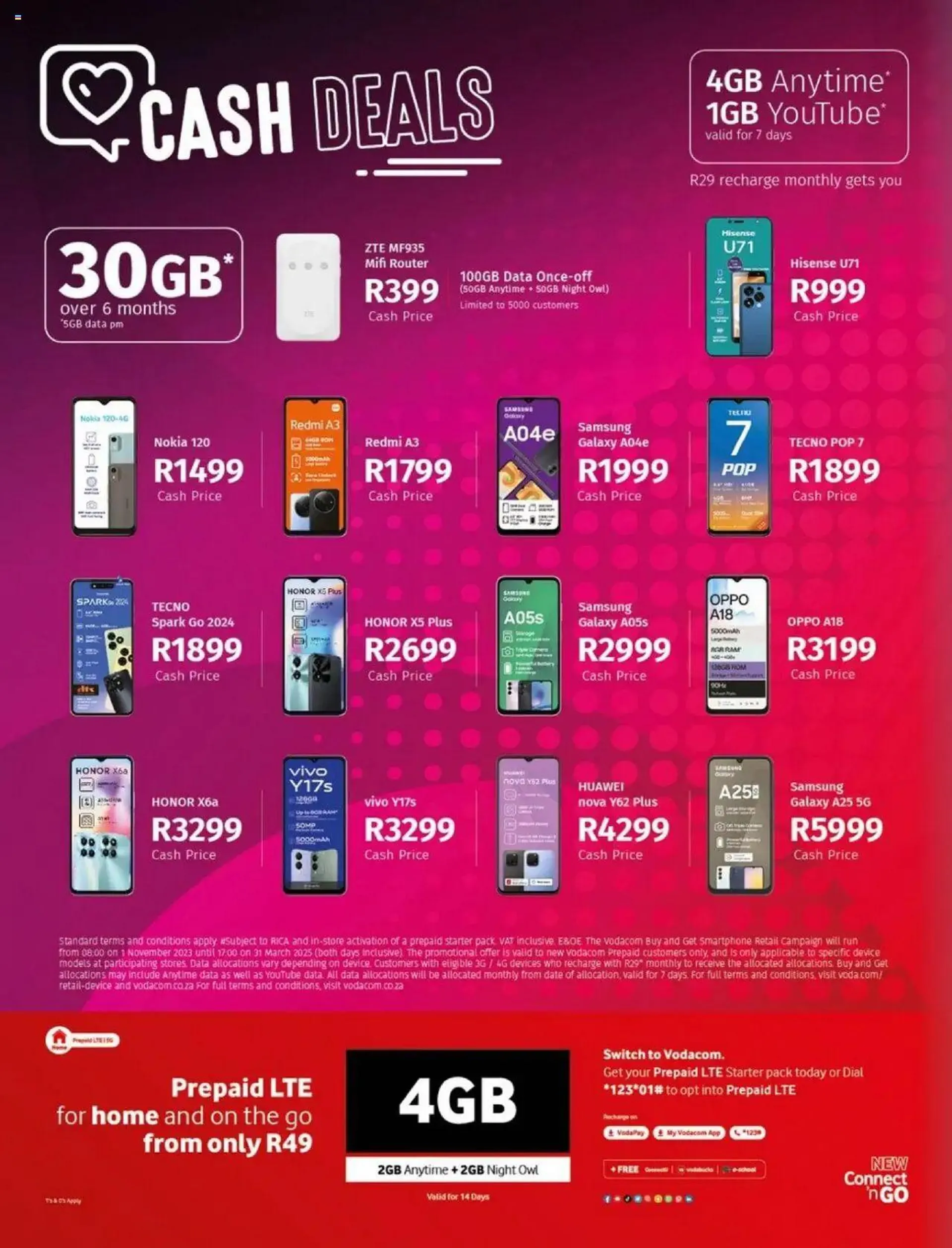 Vodacom Deals from 5 July to 6 August 2024 - Catalogue Page 22