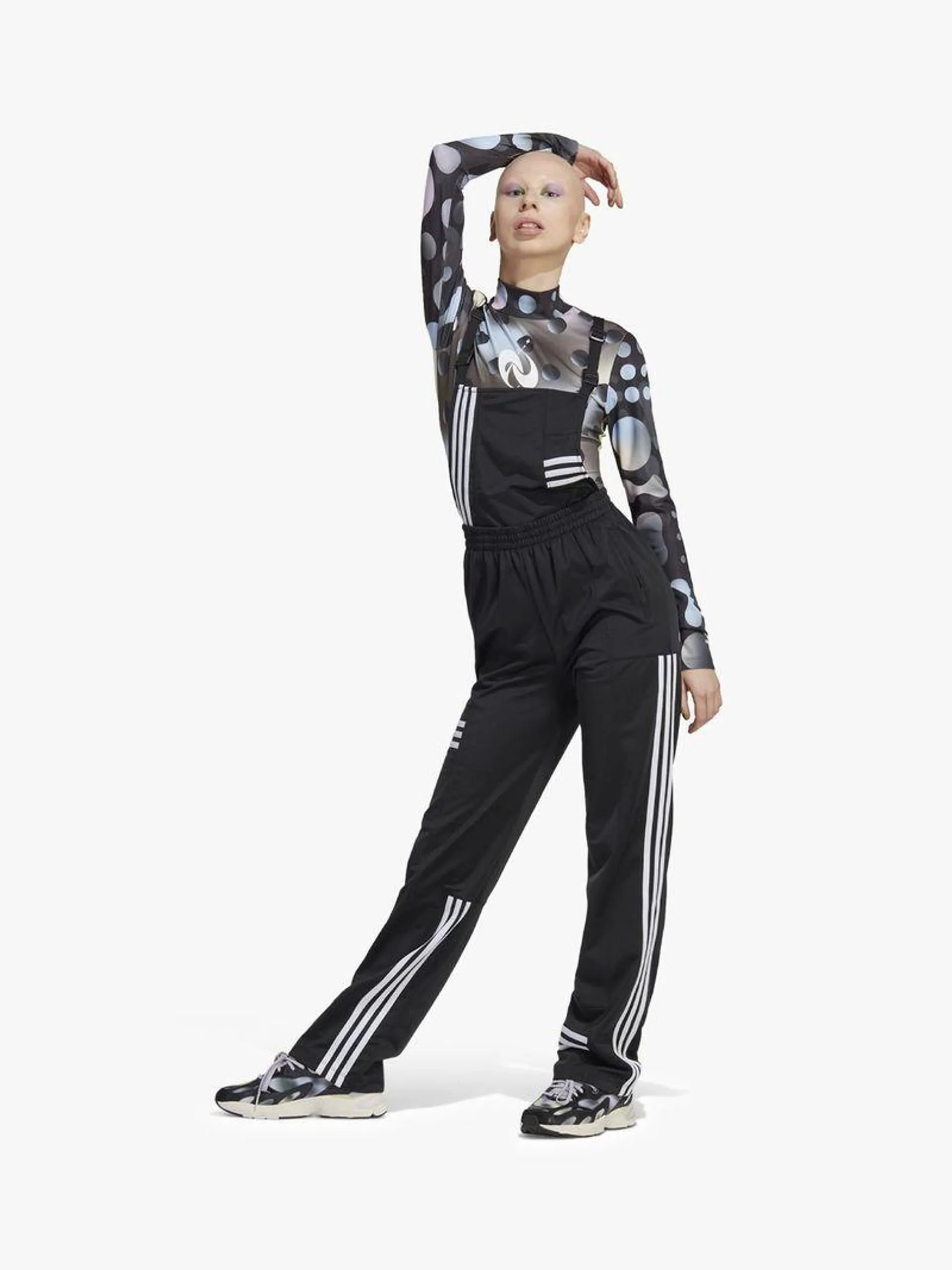 adidas Originals Women's Black Dungaree