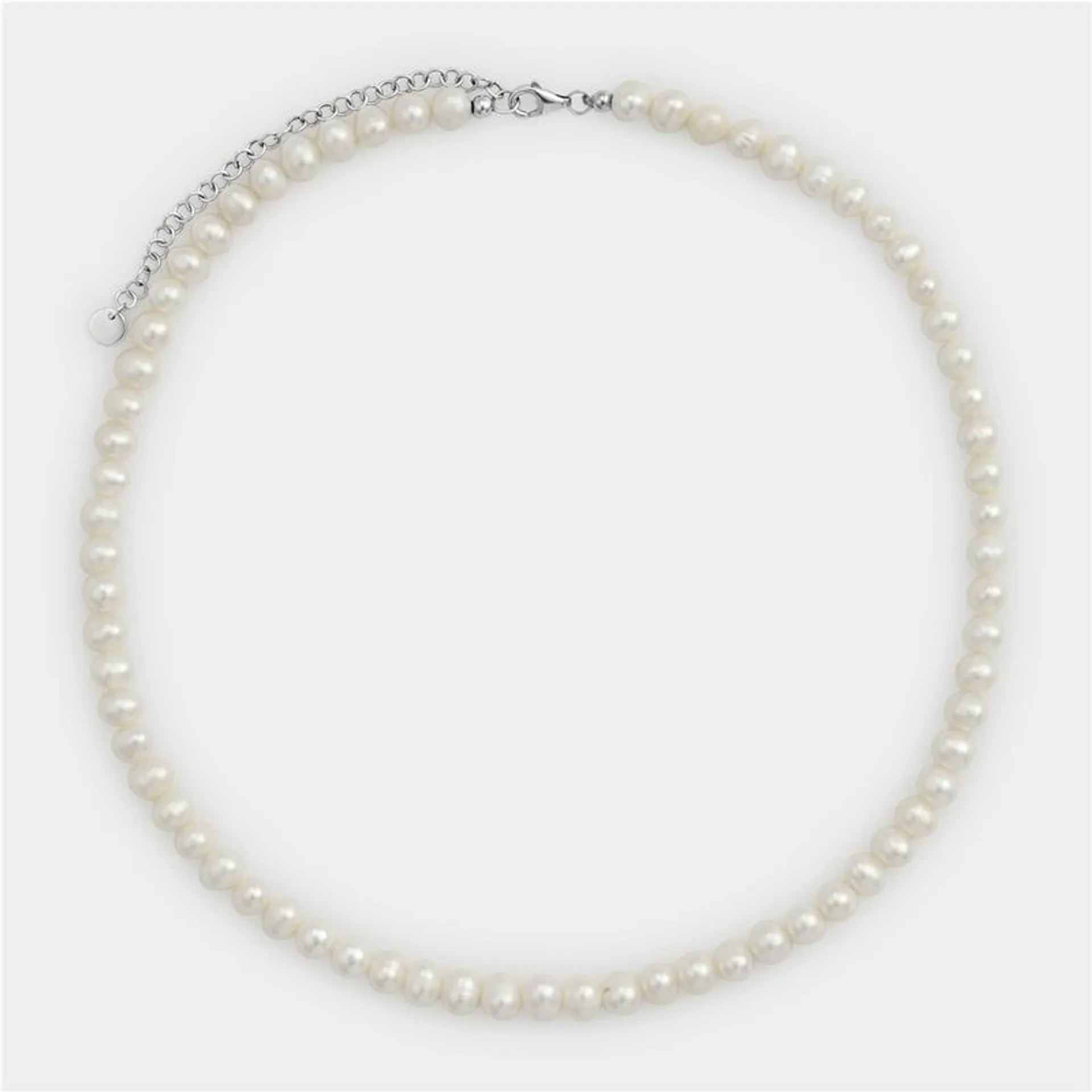 Sterling Silver Freshwater Pearl Necklace