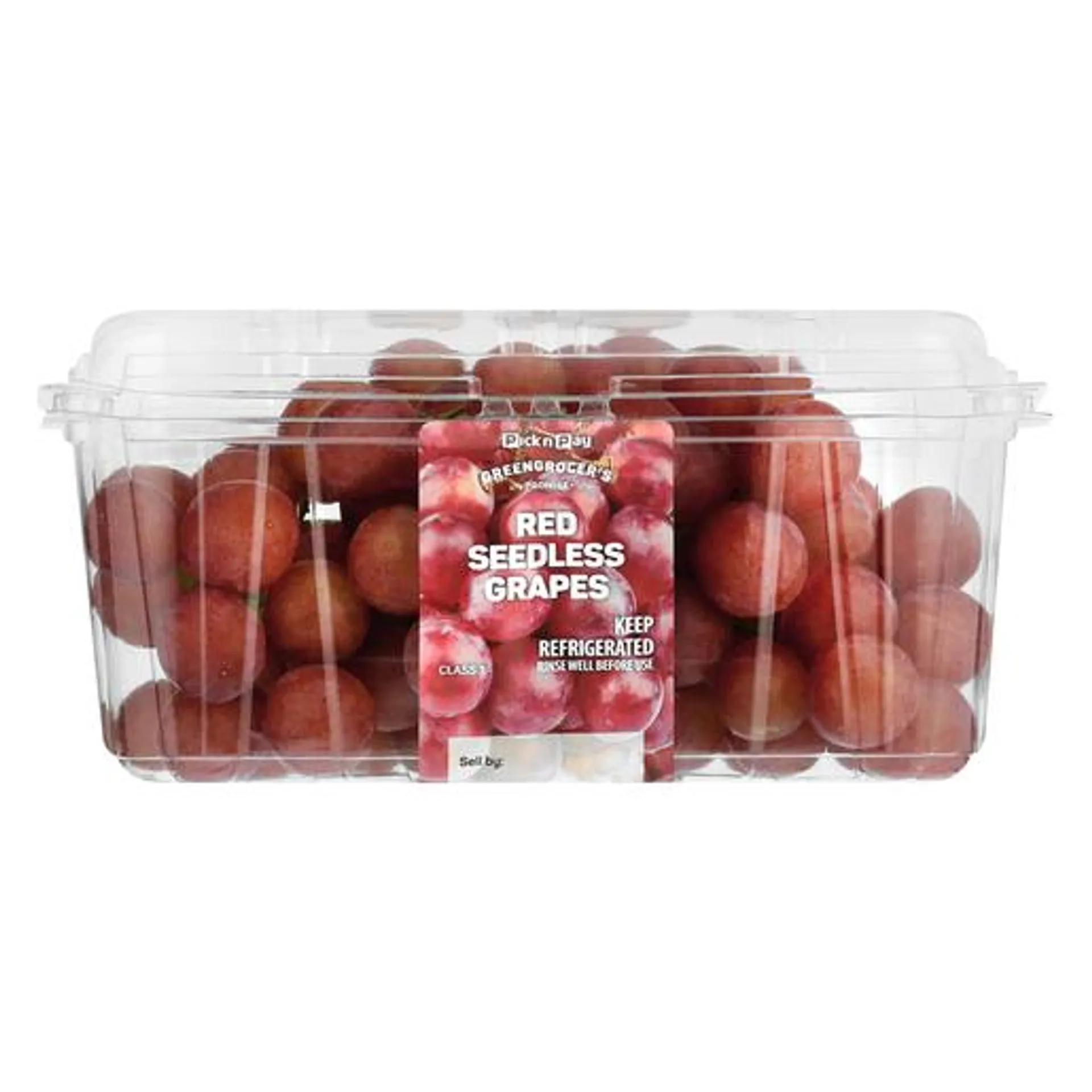 PnP Red Seedless Grapes 500g