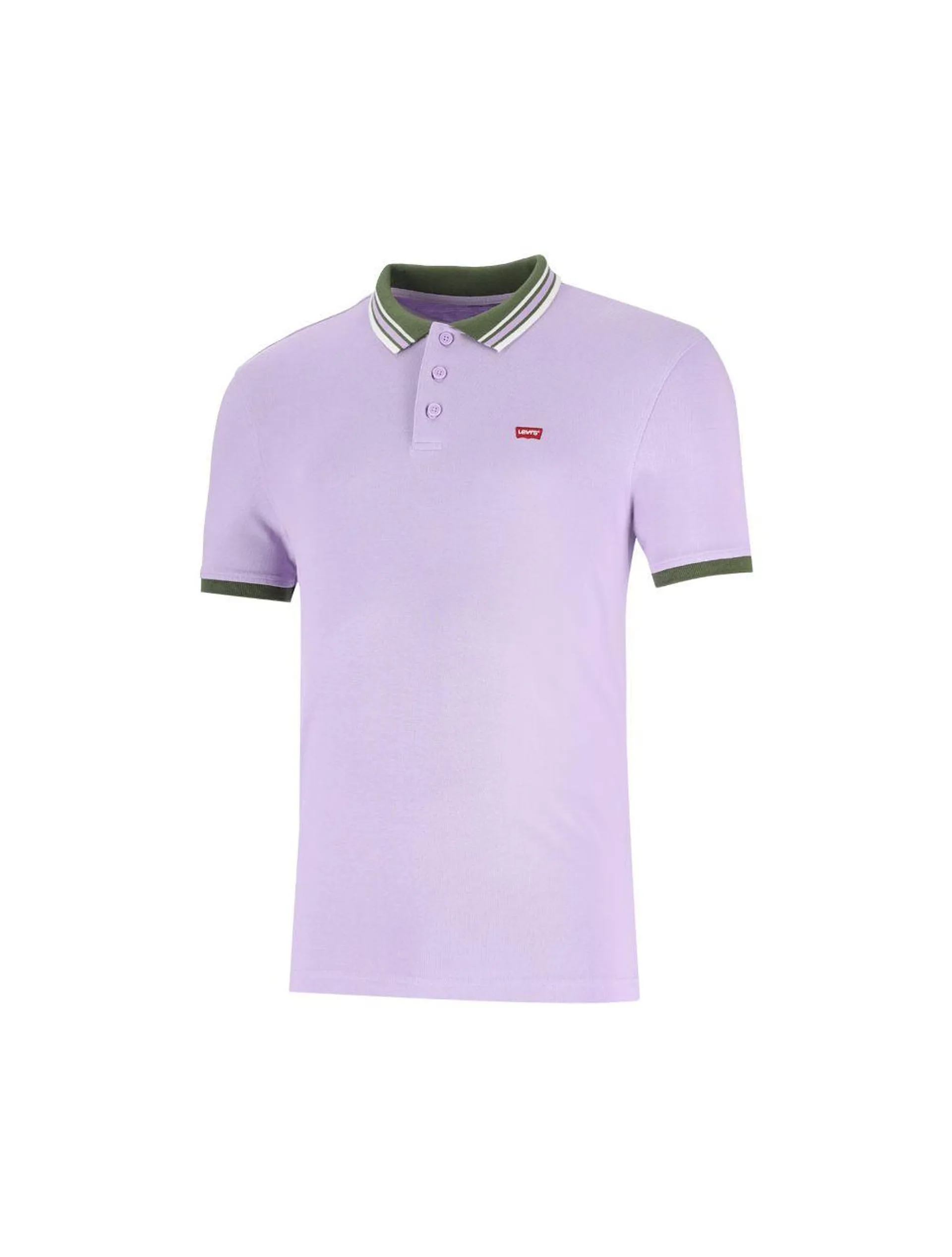 Levis Housemark Mens Polo Shirt Purple Rose