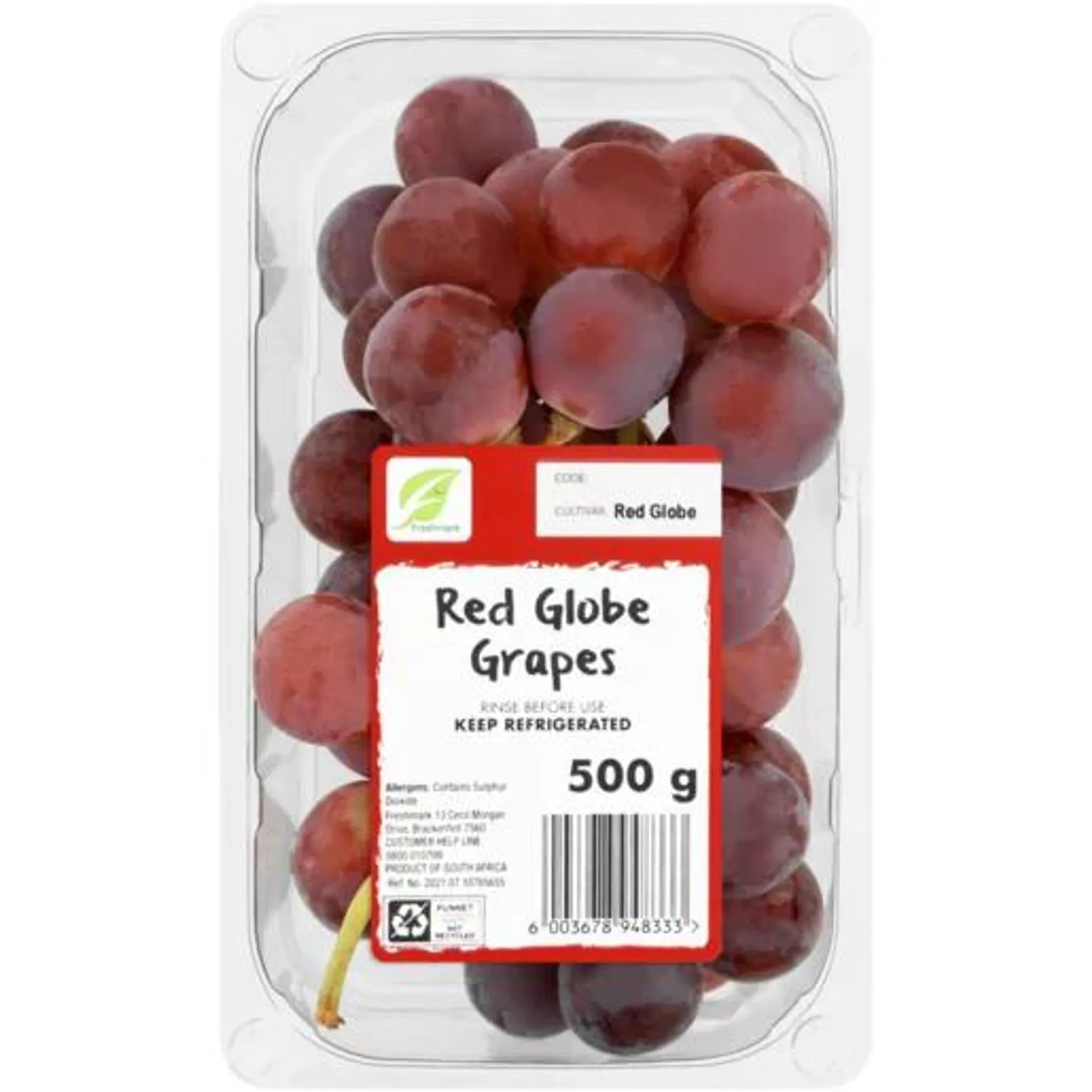 Red Globe Grapes 500g