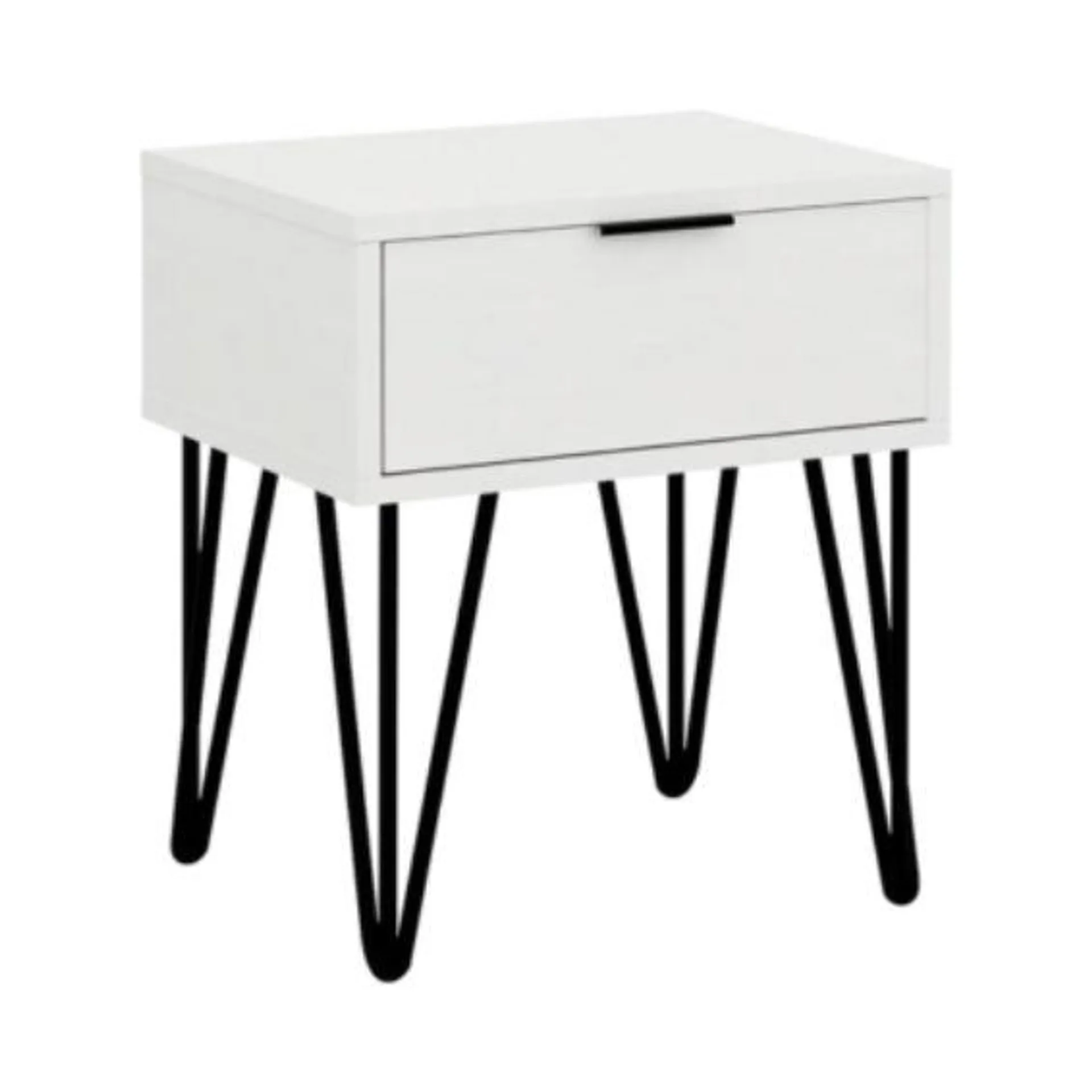 Lucy bedside table- white