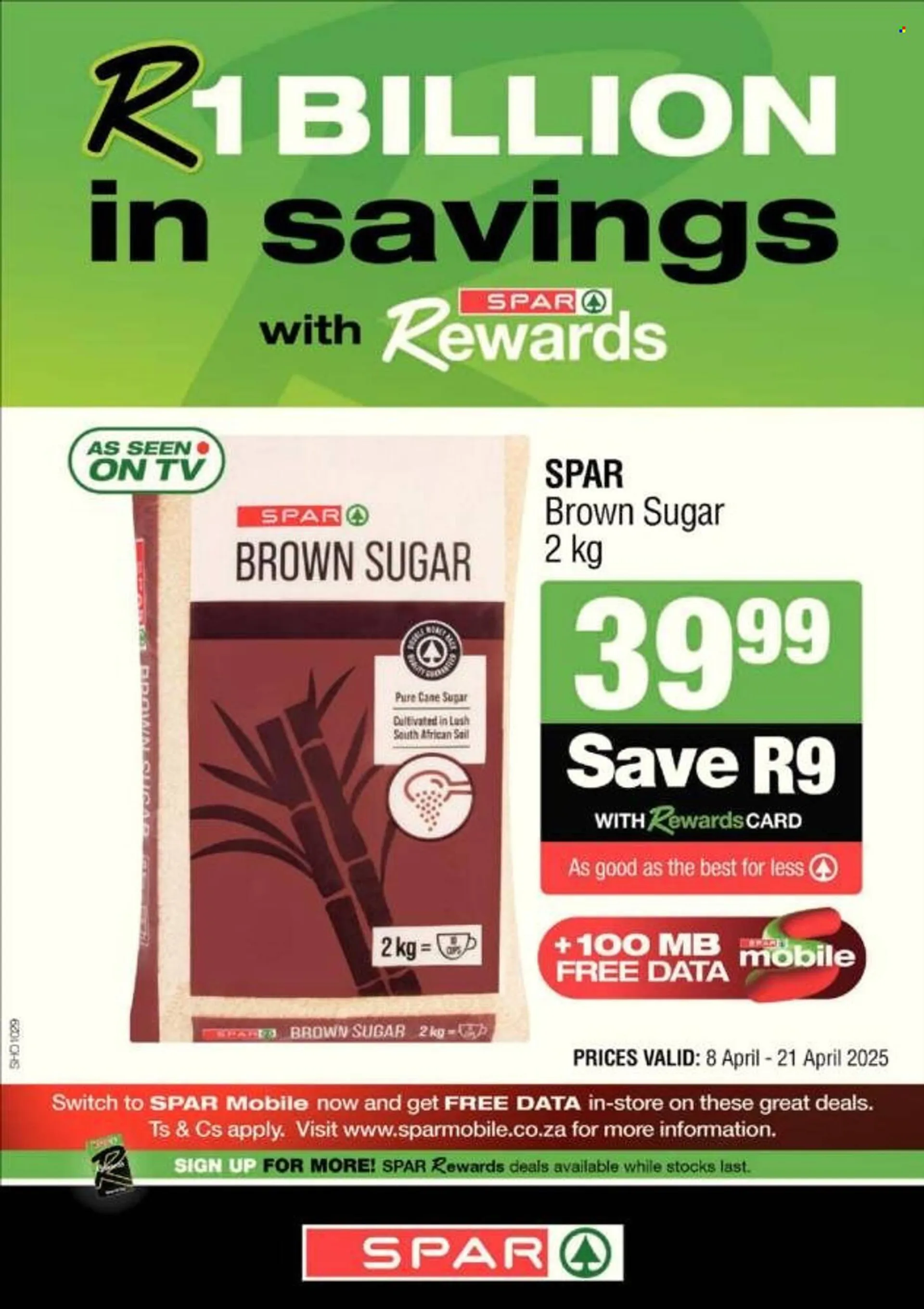 Spar catalogue from 8 April to 21 April 2025 - Catalogue Page 1