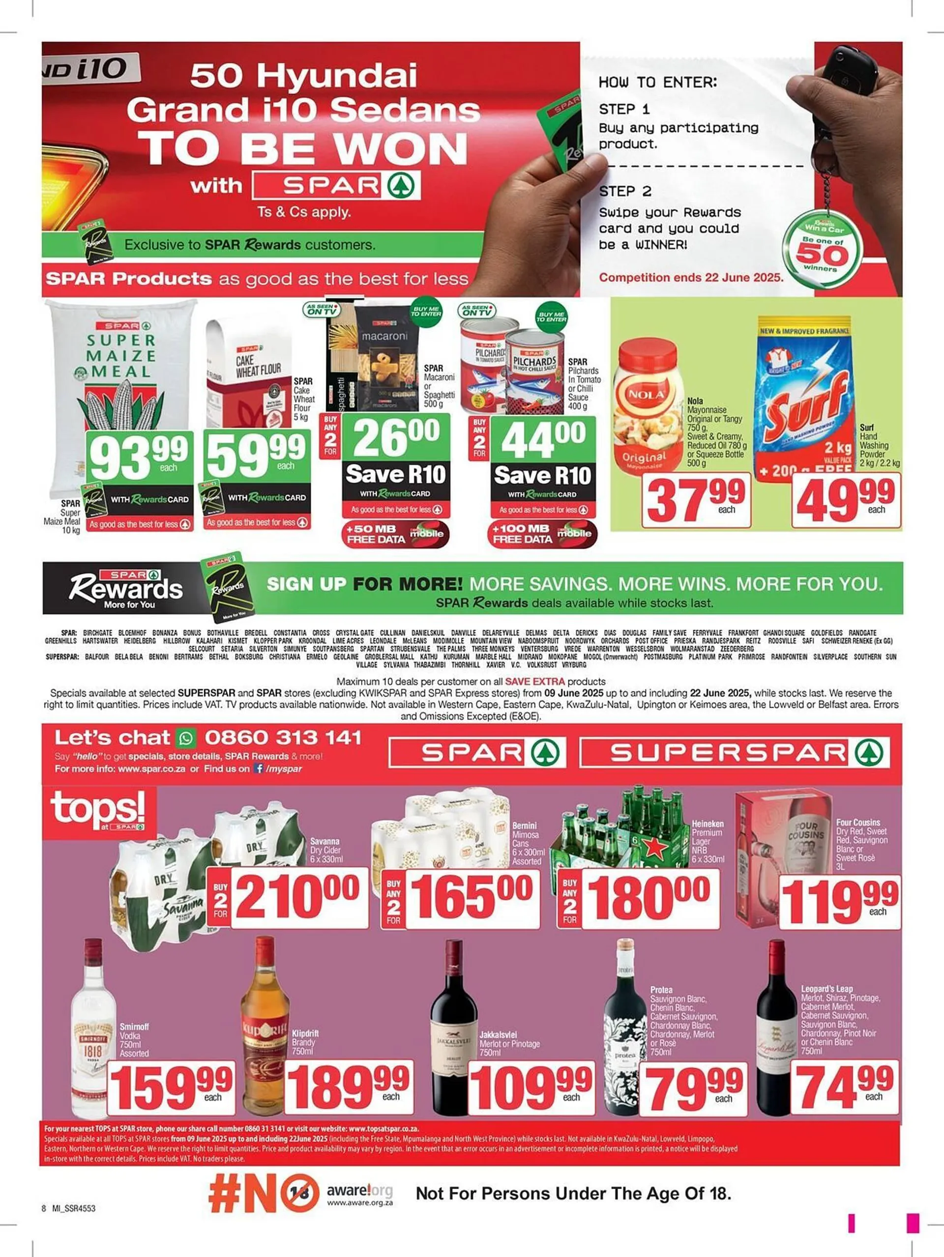 KwikSpar catalogue from 9 June to 22 June 2025 - Catalogue Page 6