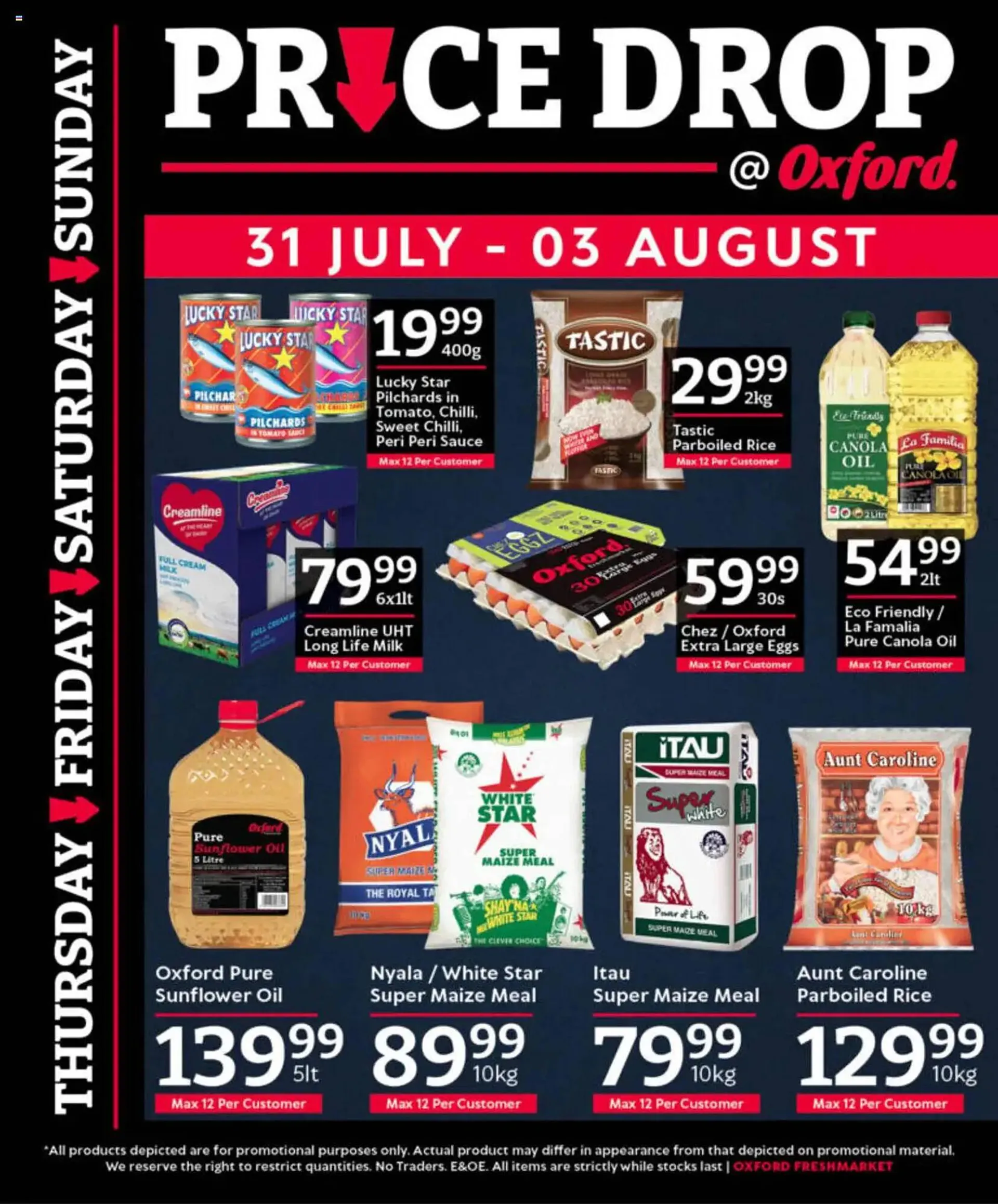 Oxford Freshmarket catalogue from 31 July to 3 August 2025 - Catalogue Page 1