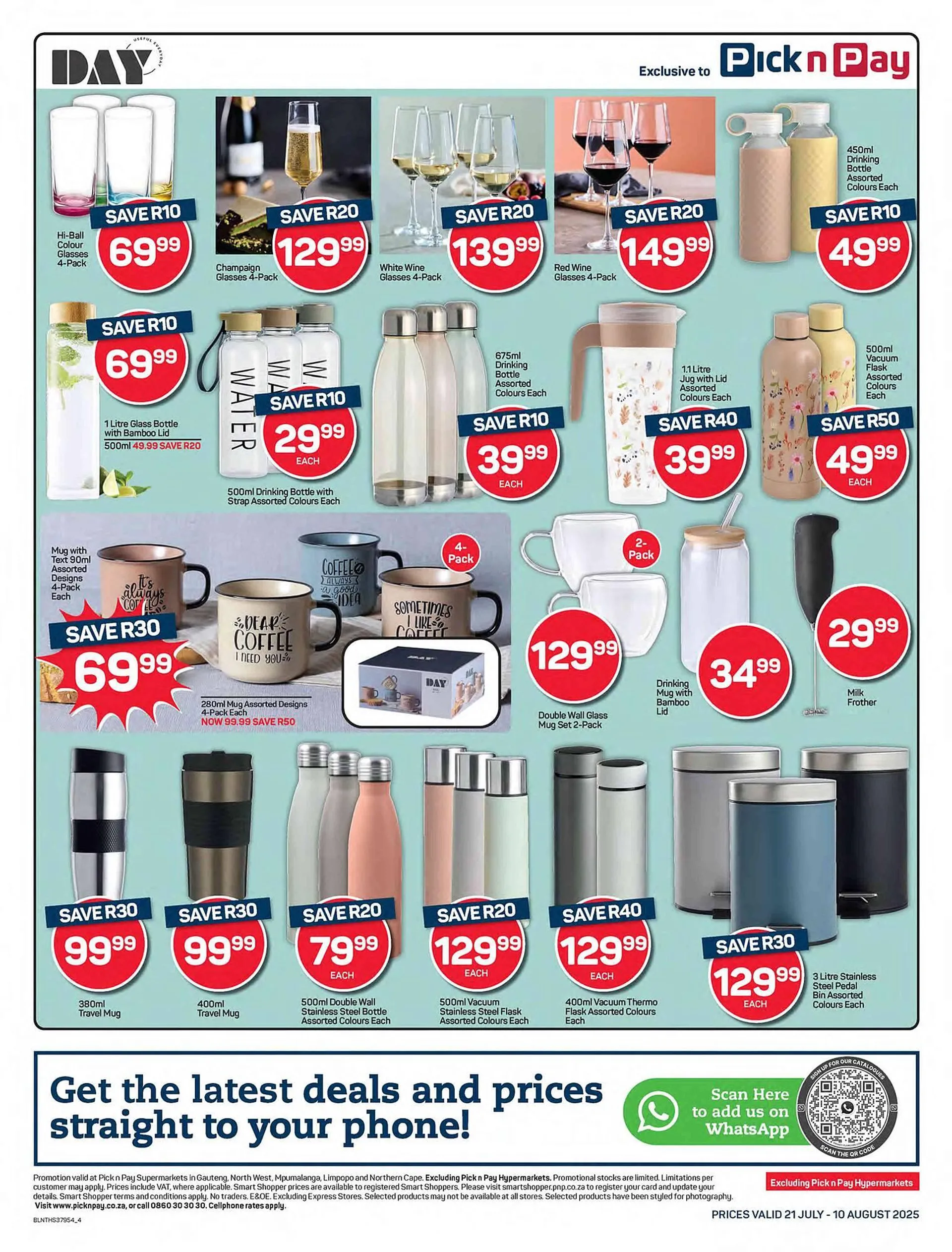 Pick n Pay catalogue from 21 July to 10 August 2025 - Catalogue Page 1