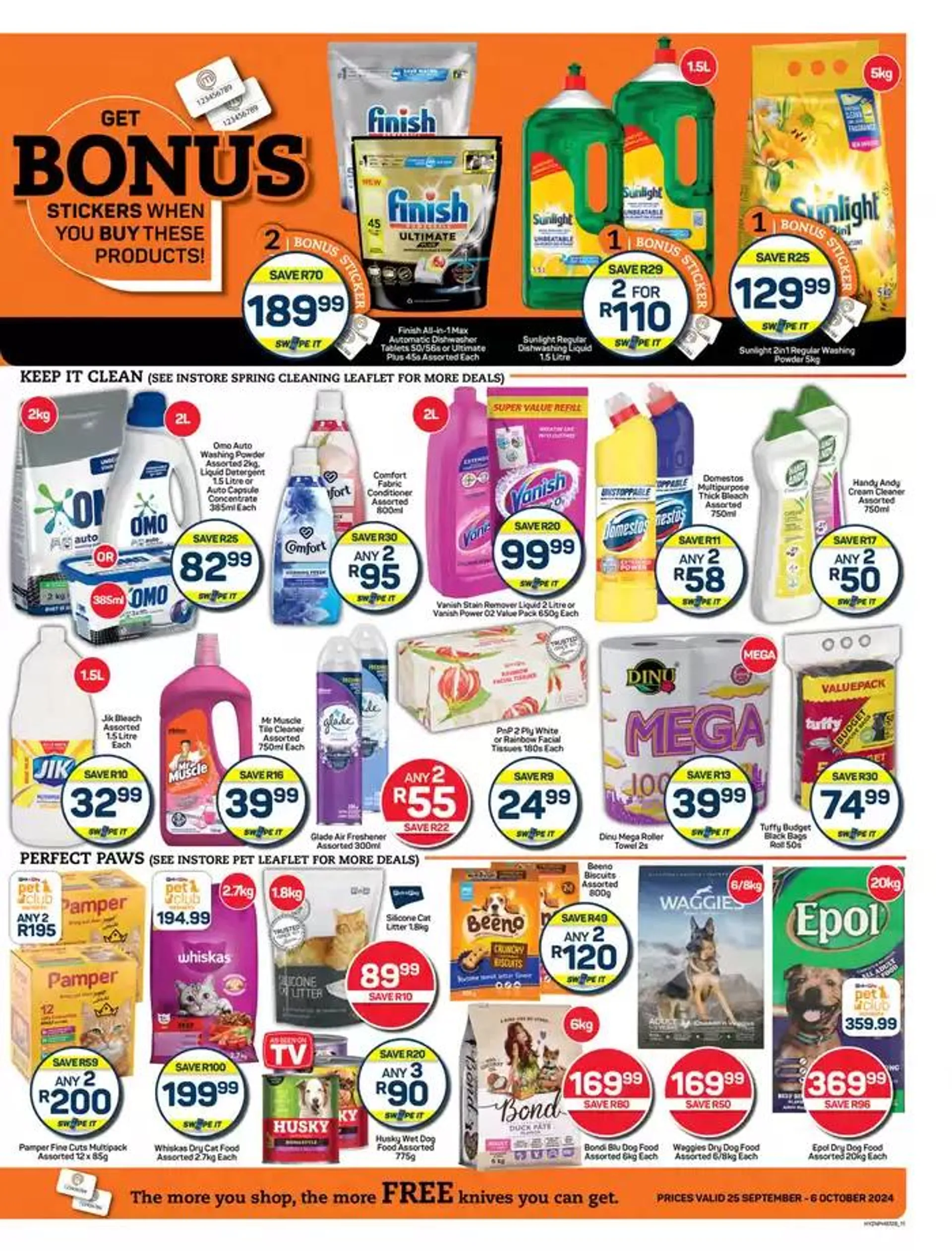 Pick n Pay Hypermarket weekly specials from 25 September to 6 October 2024 - Catalogue Page 11