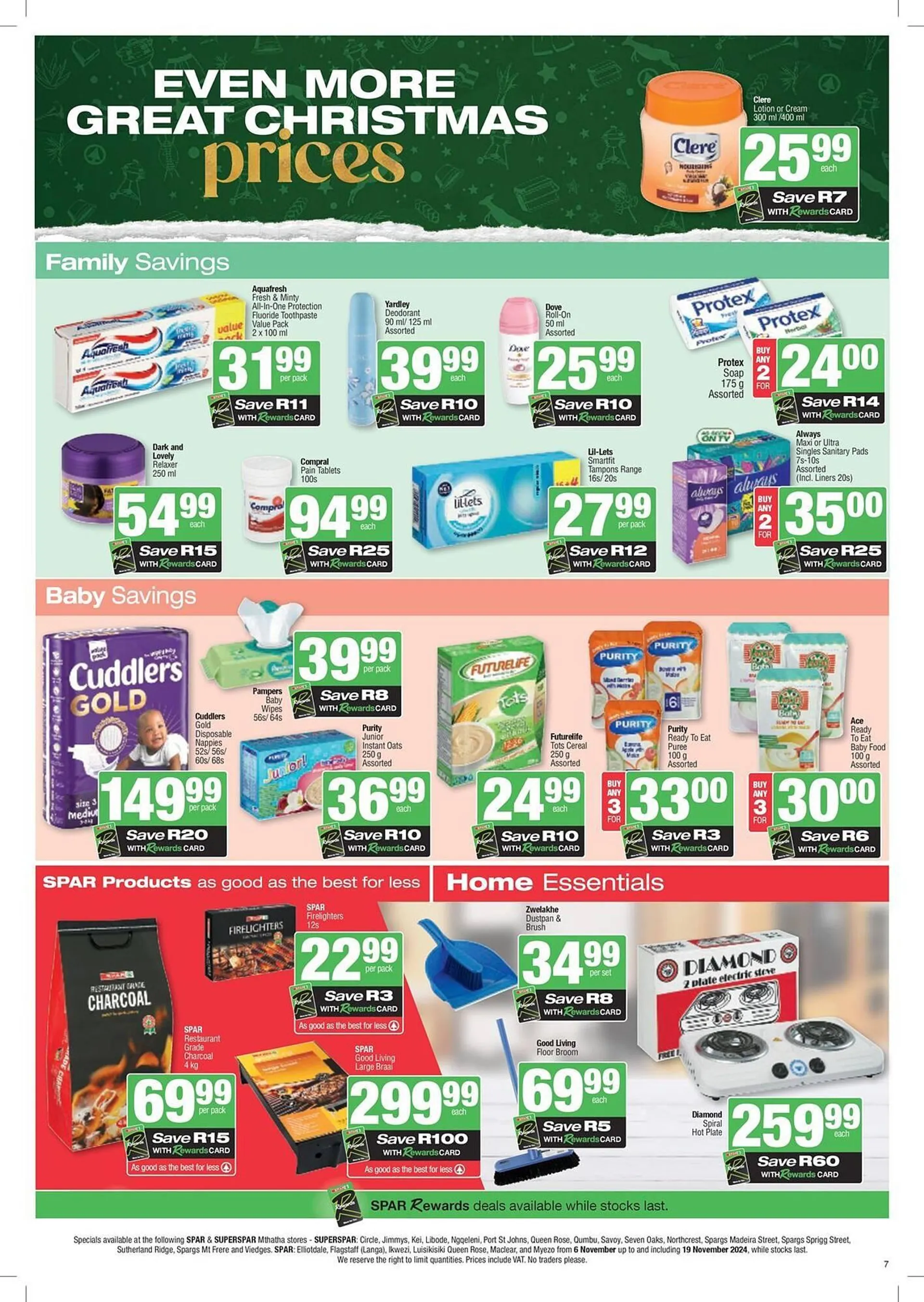 Spar catalogue from 6 November to 19 November 2024 - Catalogue Page 7