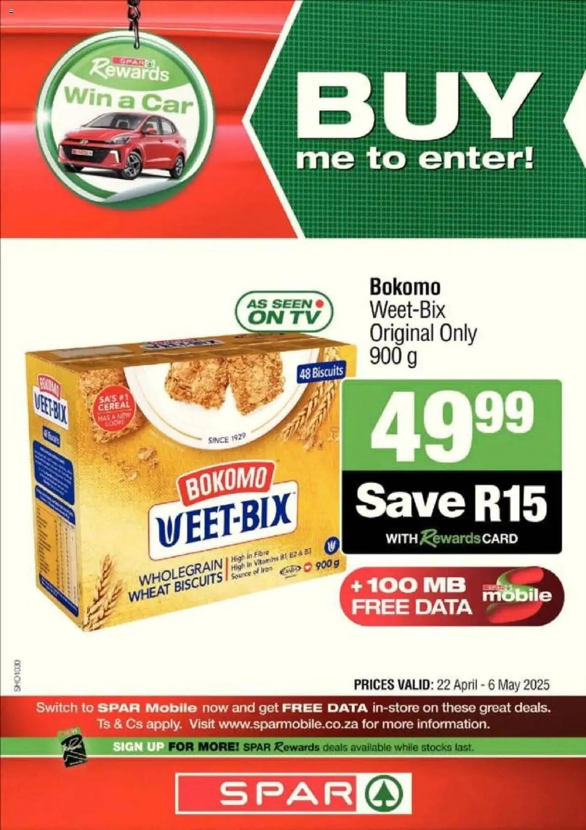 KwikSpar catalogue from 22 April to 6 May 2025 - Catalogue Page 1
