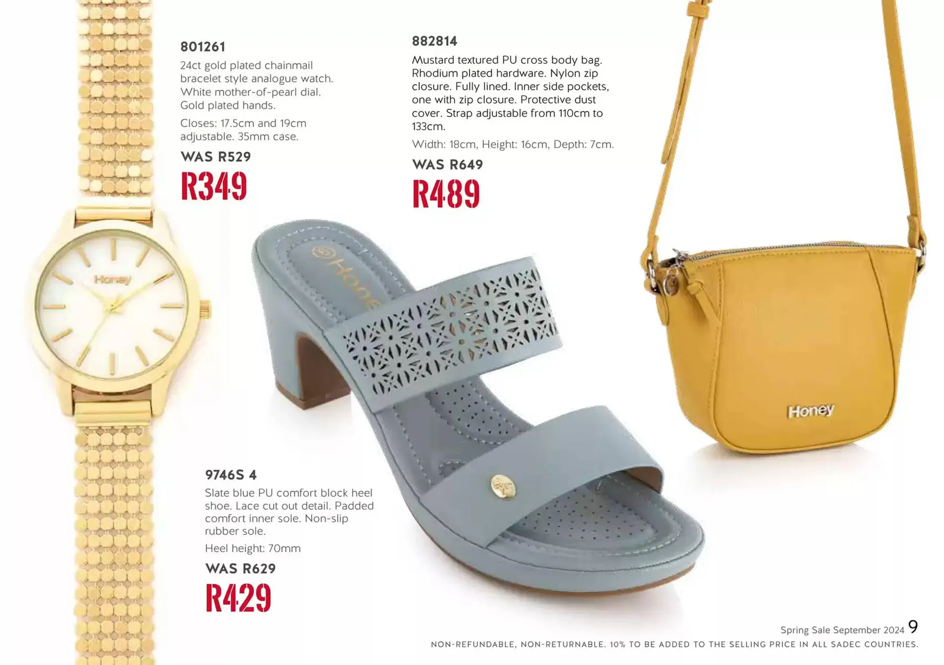 Honey Fashion Accessories catalogue from 1 October to 15 October 2024 - Catalogue Page 12