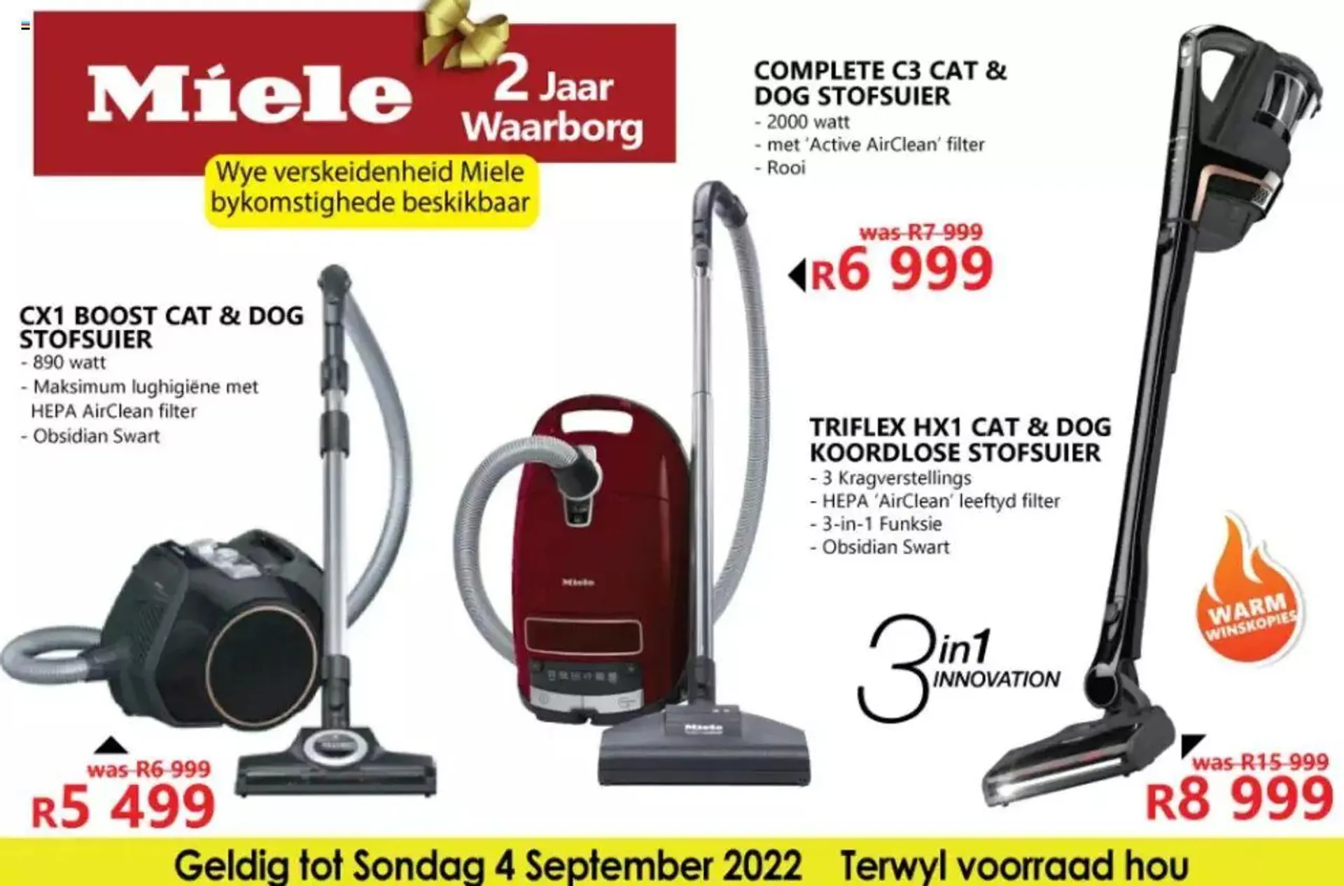 Tafelberg Furnishers - Miele Vacuum Cleaners - 0