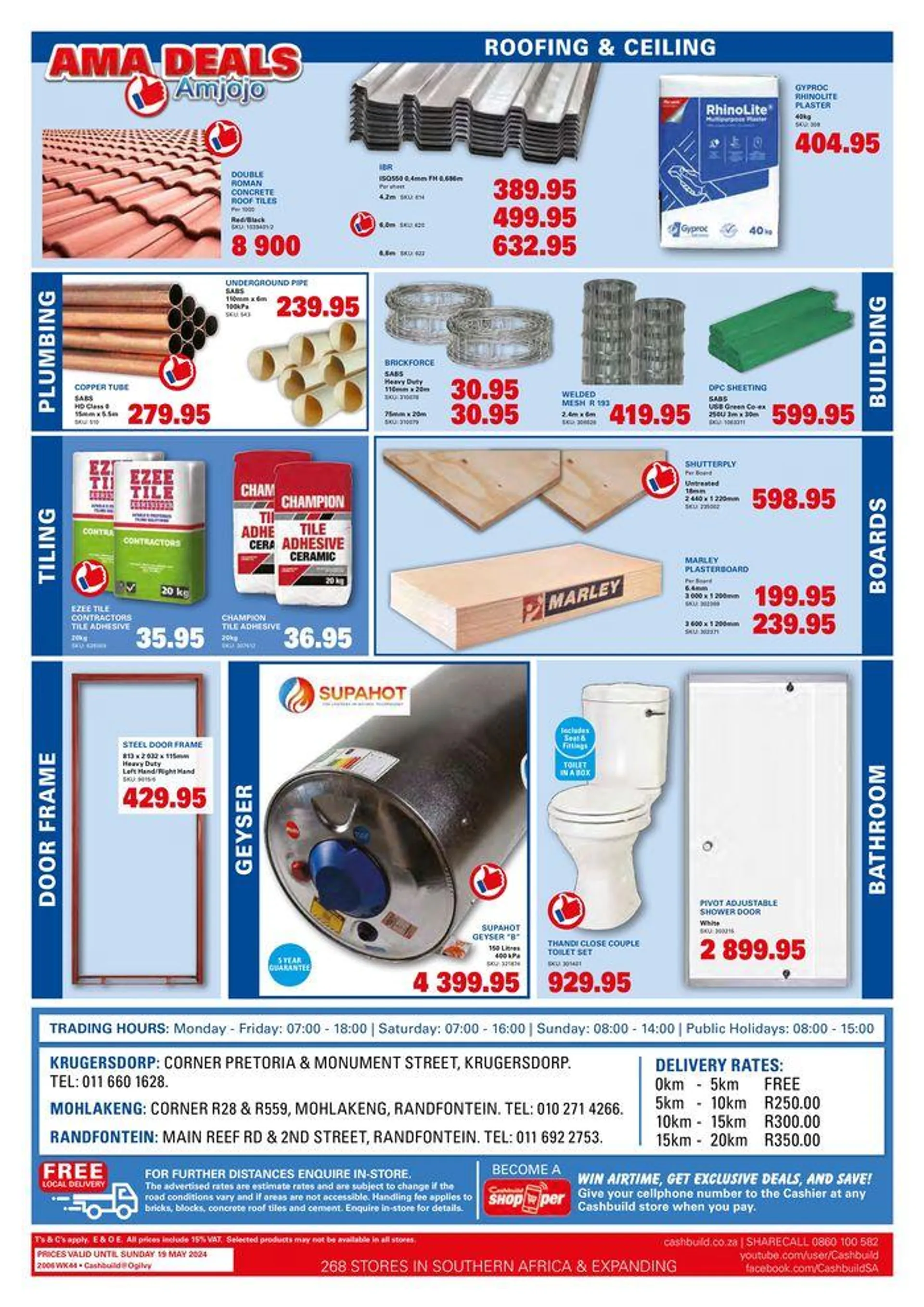 Cashbuild weekly specials until 19 May from 23 April to 19 May 2024 - Catalogue Page 2