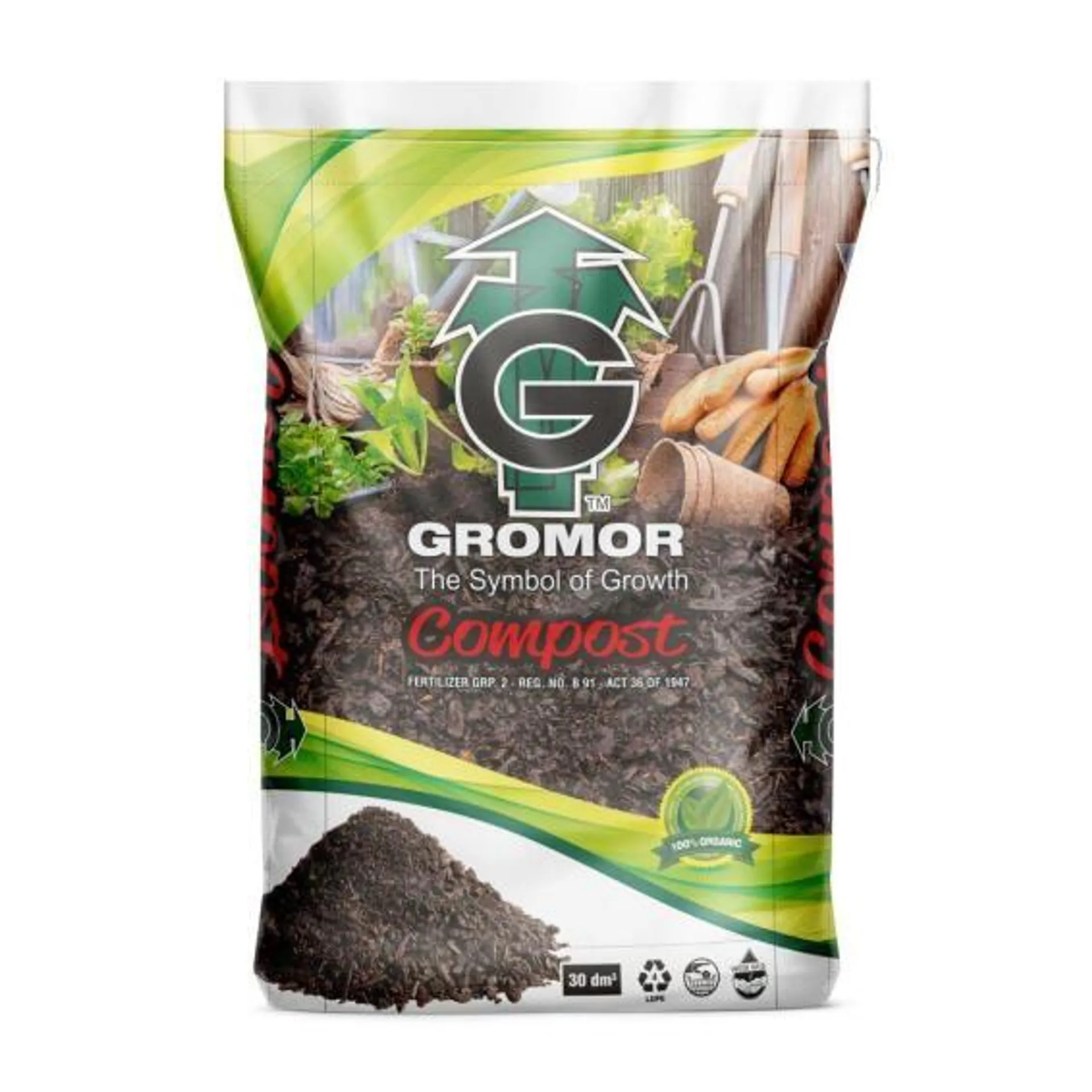 Gromor Compost - 30dm3 (2–4kg per m2)