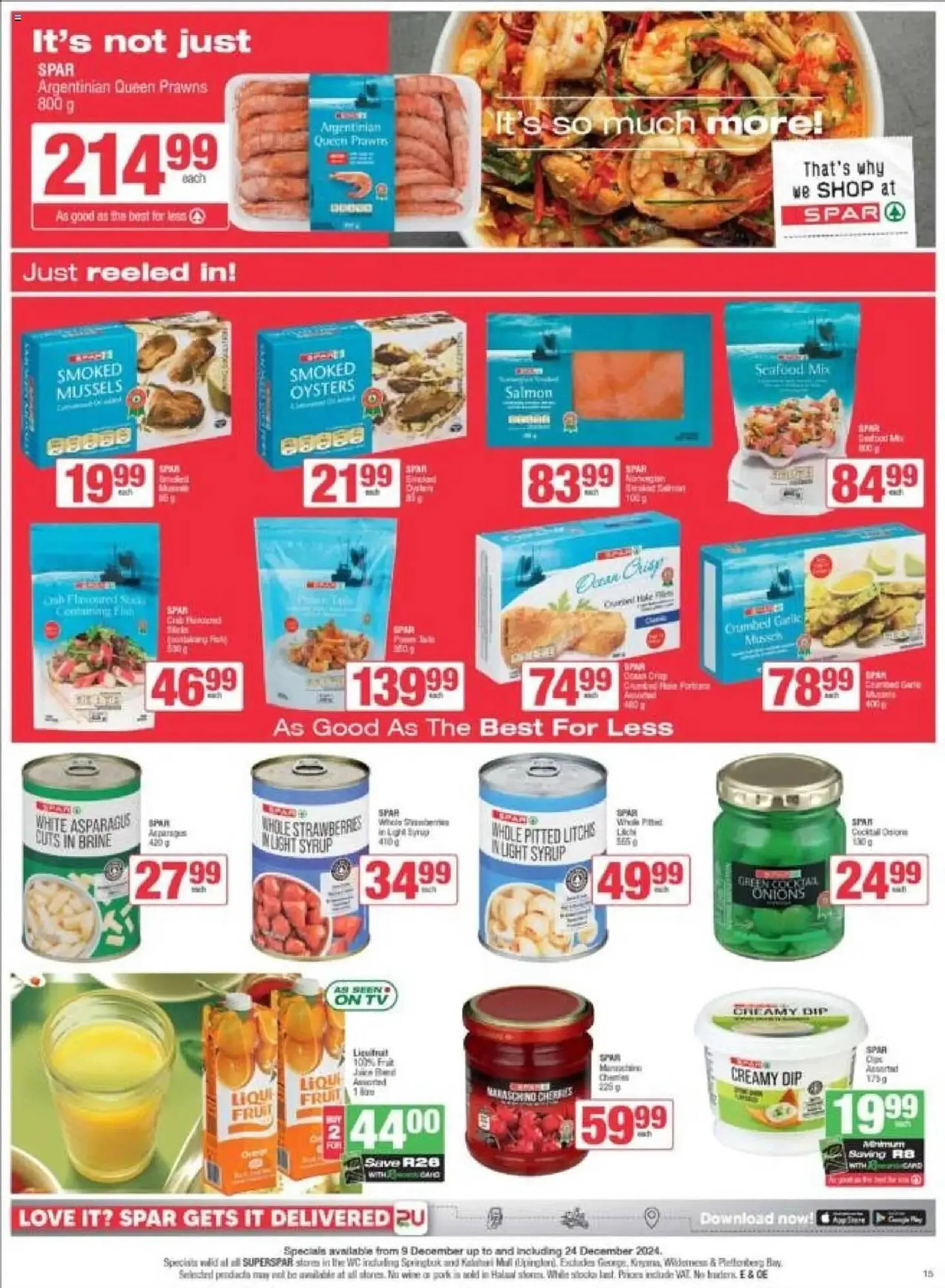 Spar catalogue from 9 December to 24 December 2024 - Catalogue Page 15