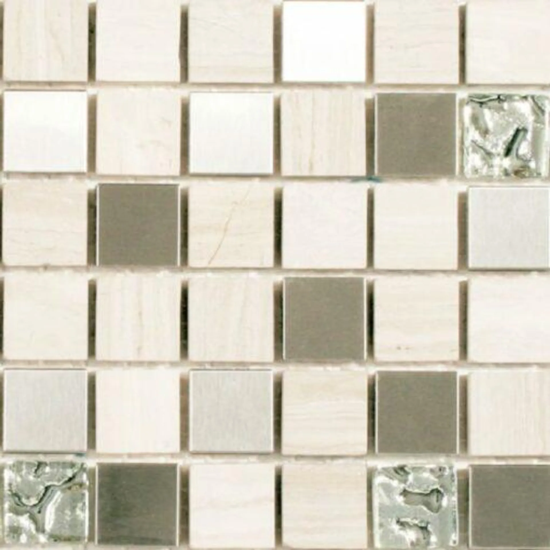 antique white gemstone mosaic wall tiles