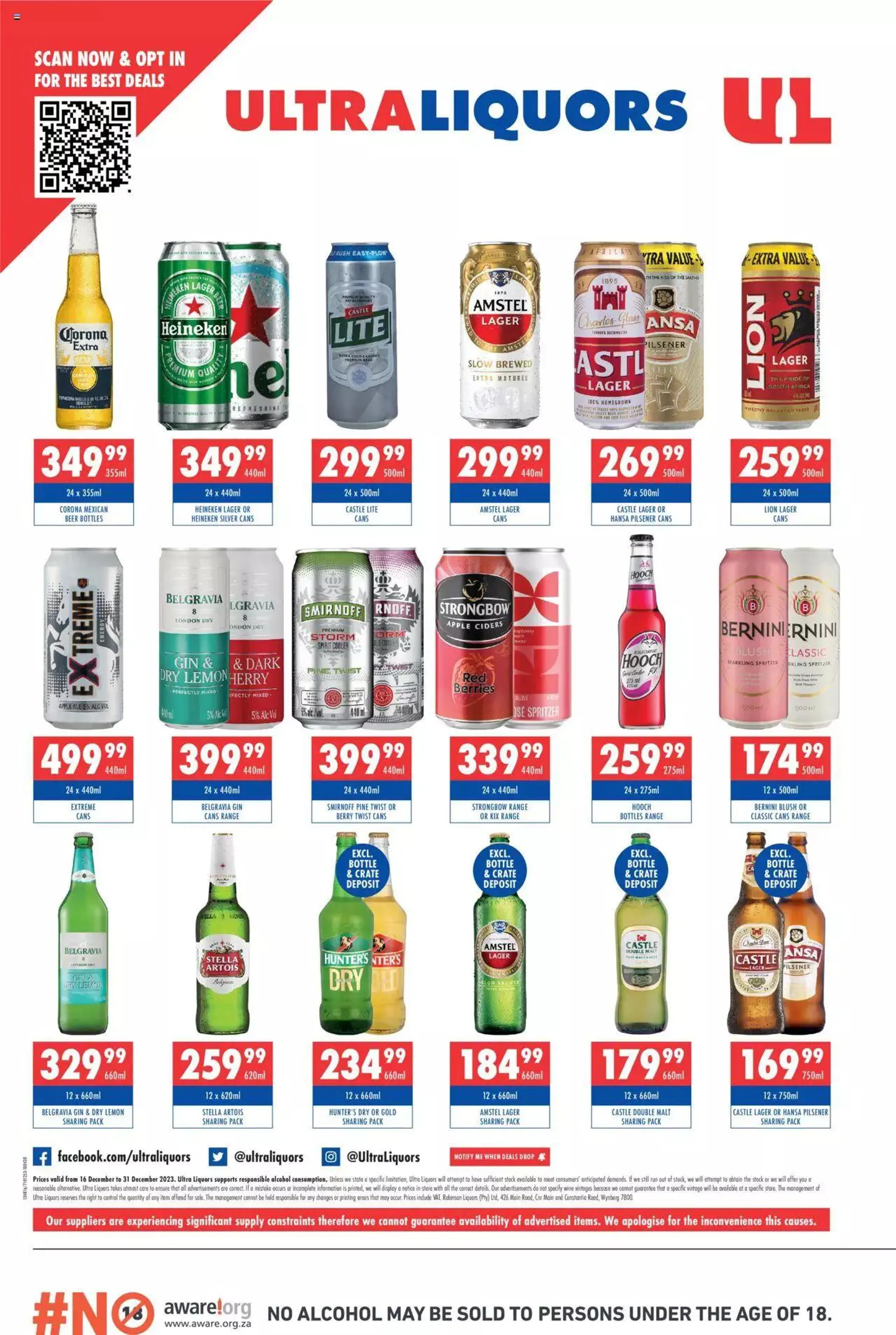 Ultra Liquors Specials - 16 December 31 December 2023 - Page 4