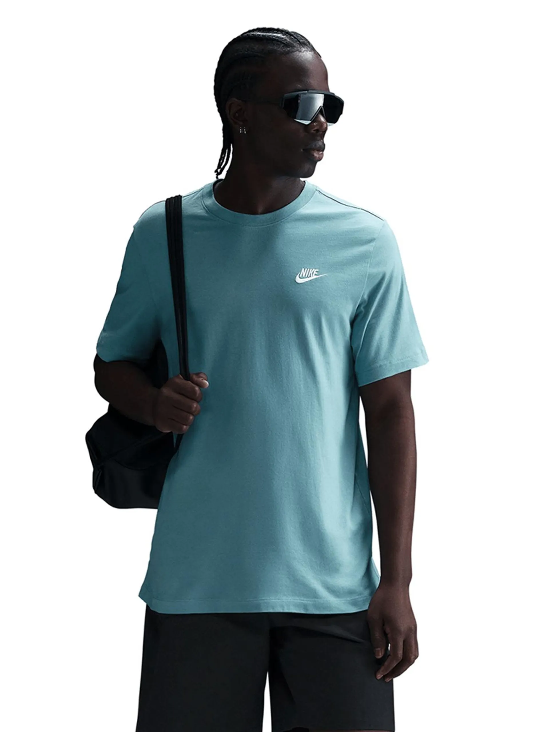 Nike Men's Nsw Club Blue T-Shirt