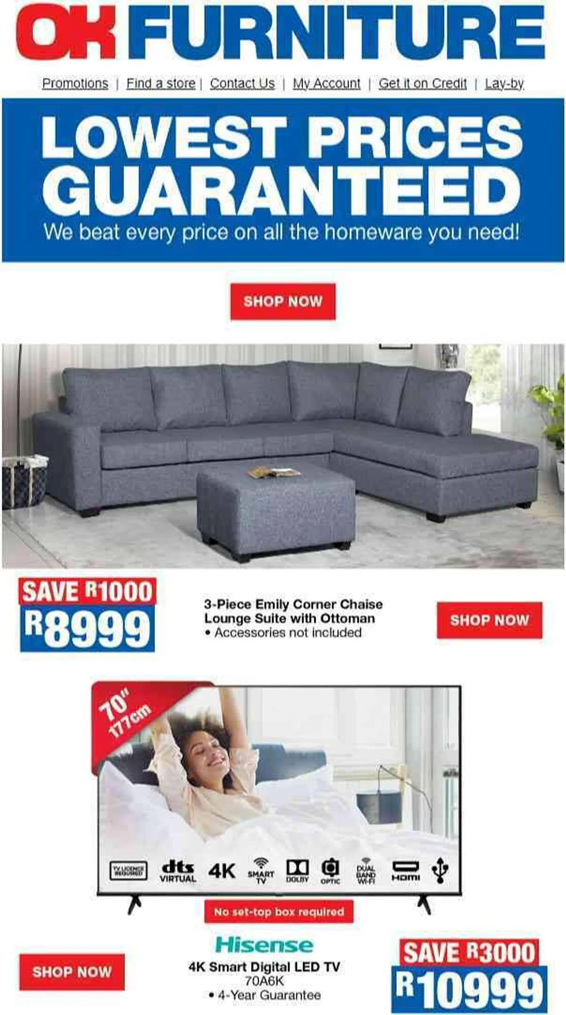 OK Furniture catalogue from 8 January to 31 January 2024 - Catalogue Page 1