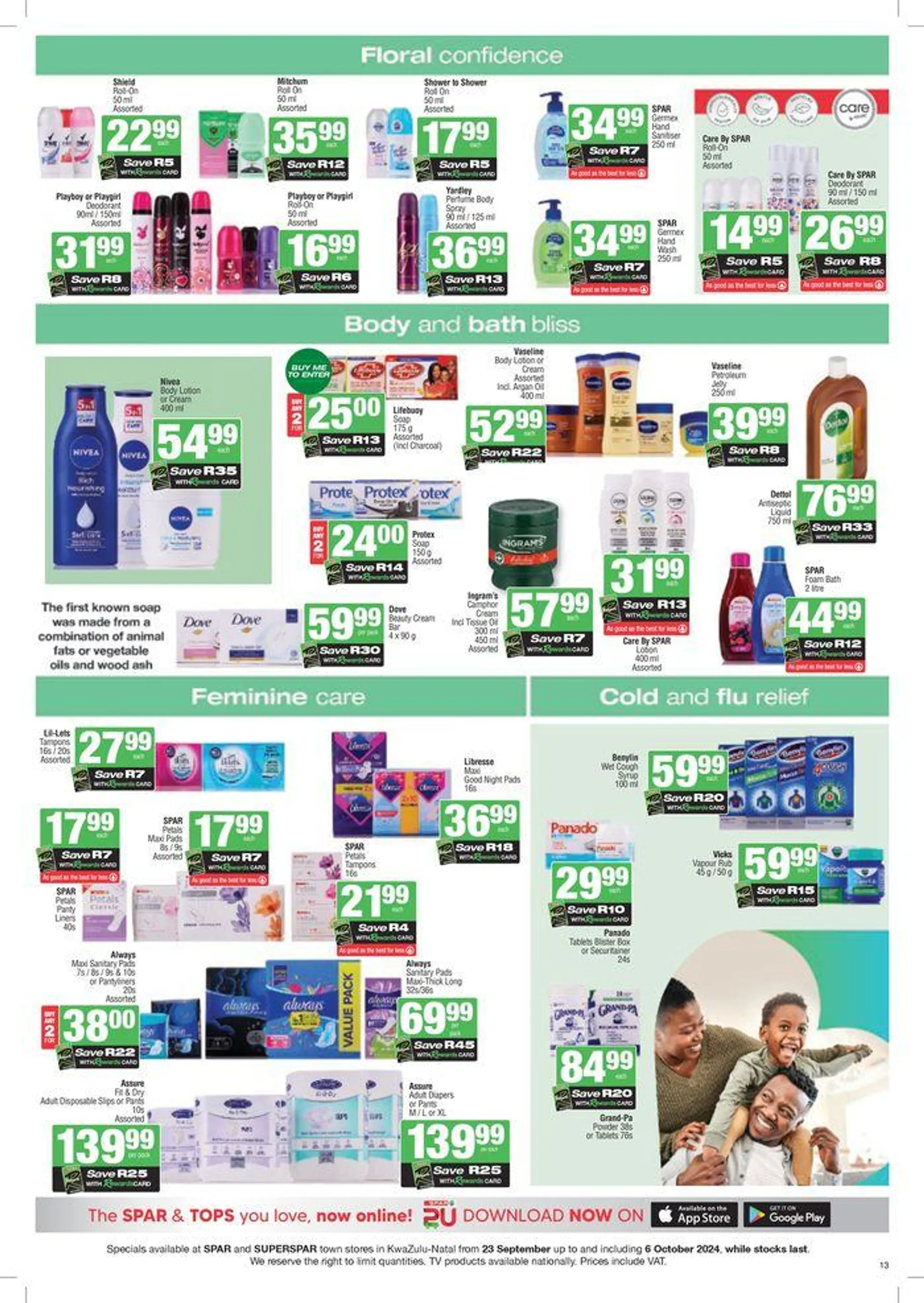 Specials Spar from 23 September to 6 October 2024 - Catalogue Page 13