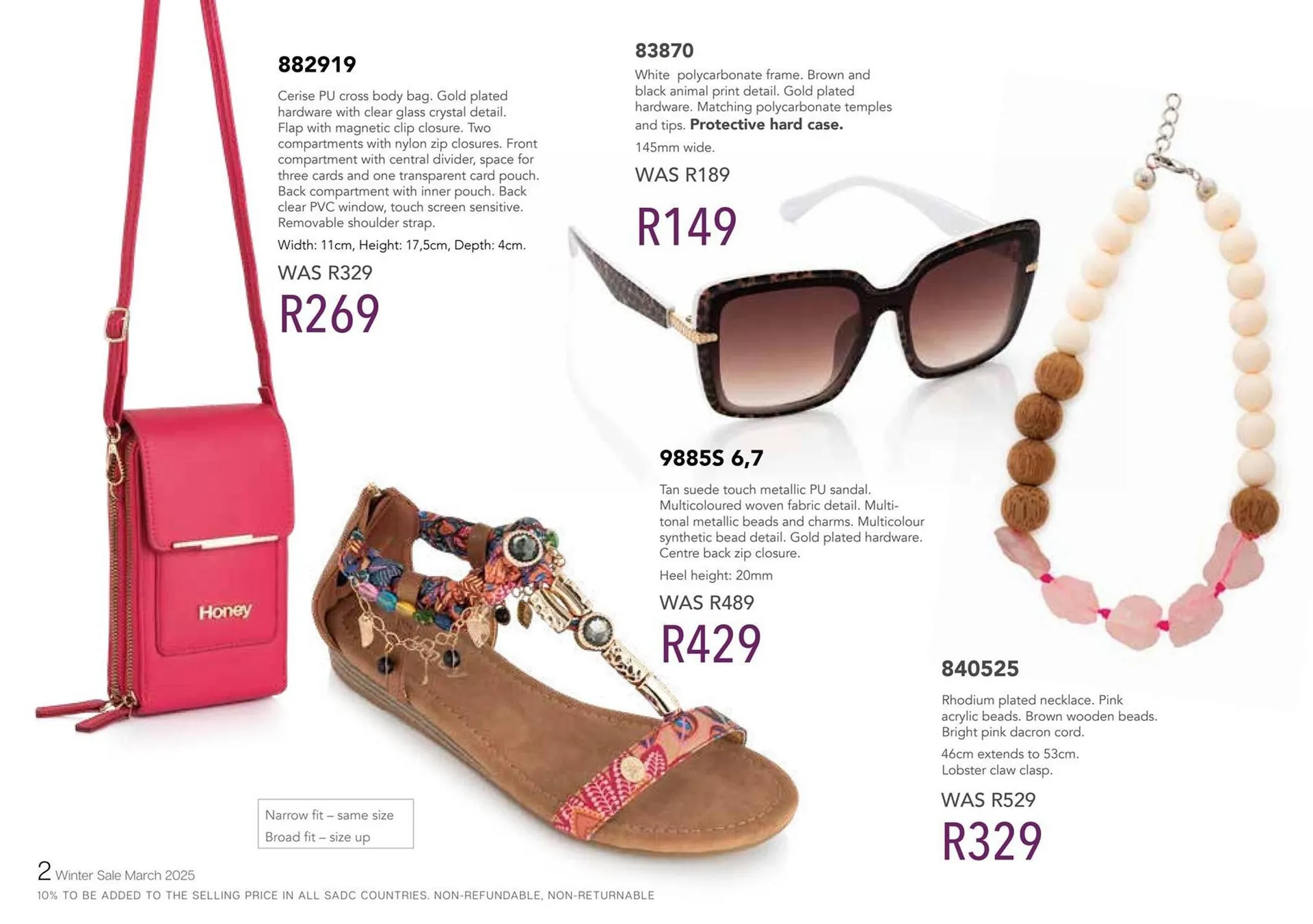 Honey Fashion Accessories catalogue from 21 March to 3 April 2025 - Catalogue Page 4