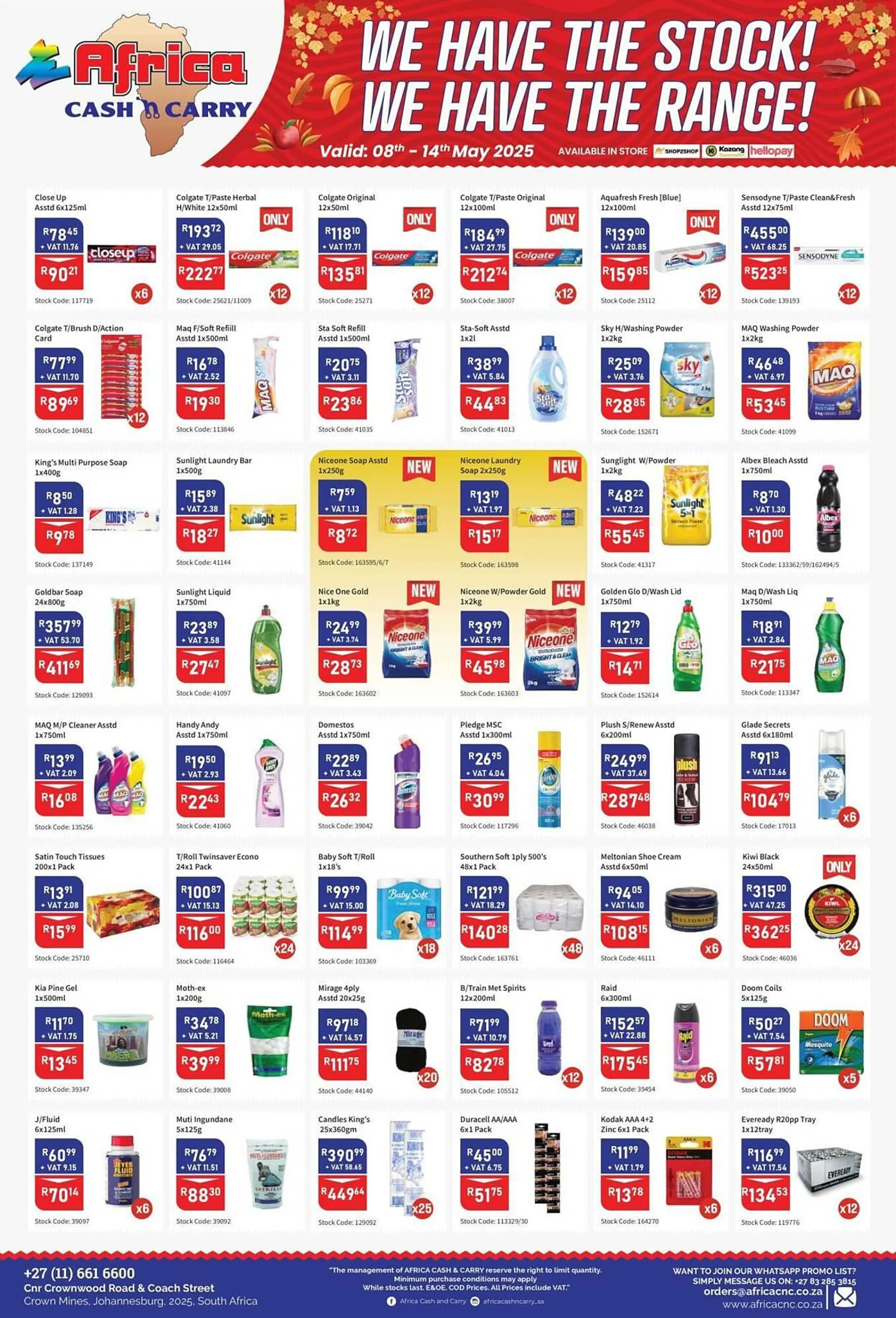 Africa Cash and Carry catalogue from 8 May to 14 May 2025 - Catalogue Page 2