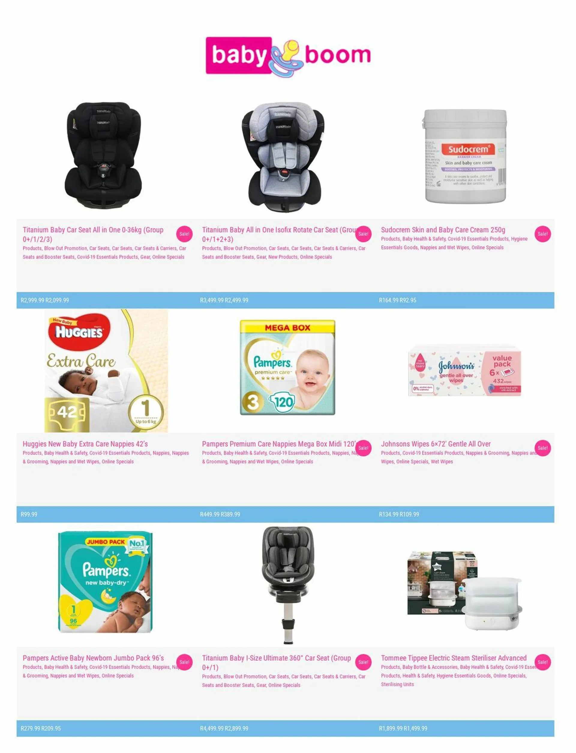Baby Boom Current catalogue - 1