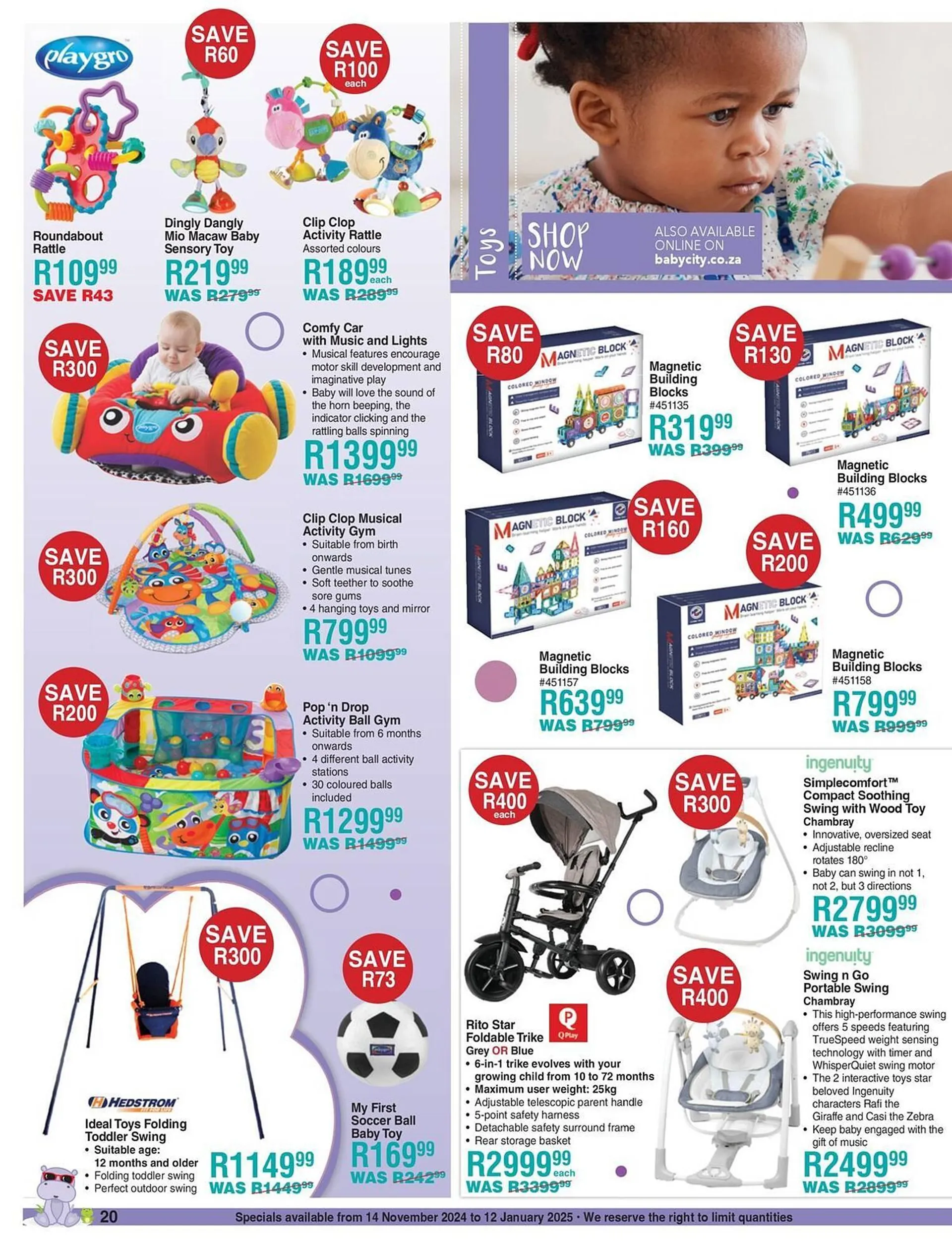 Baby City catalogue from 25 November to 12 January 2025 - Catalogue Page 20