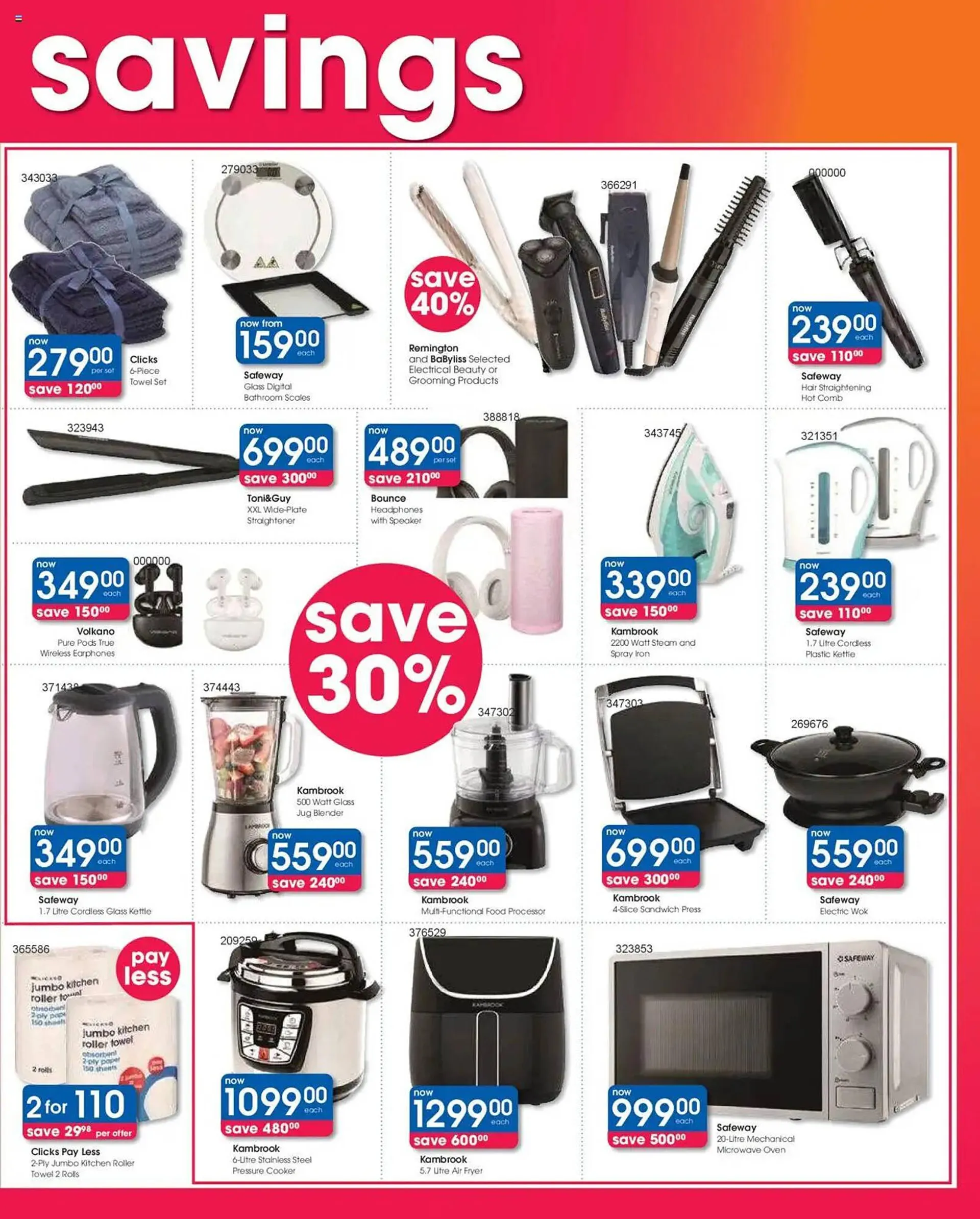 Clicks catalogue from 17 April to 6 May 2025 - Catalogue Page 1