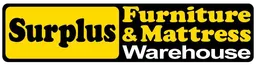 surplus furniture and mattress warehouse logo