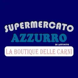 supermercato azzurro logo