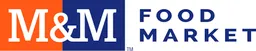 m&m food market logo