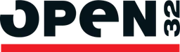open 32 logo