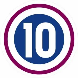 it's a 10 haircare logo