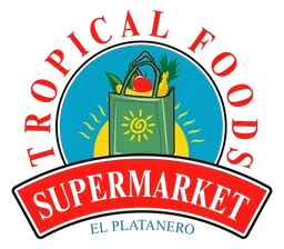 tropical foods supermarket logo