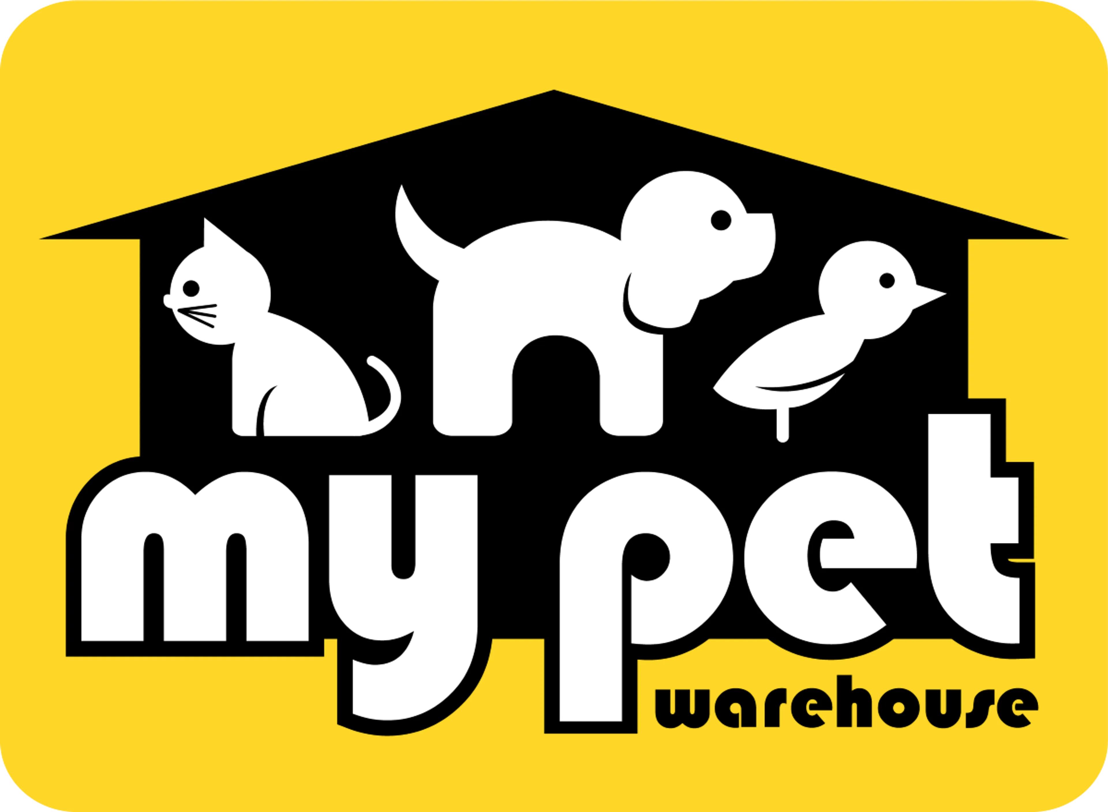 MY PET WAREHOUSE logo