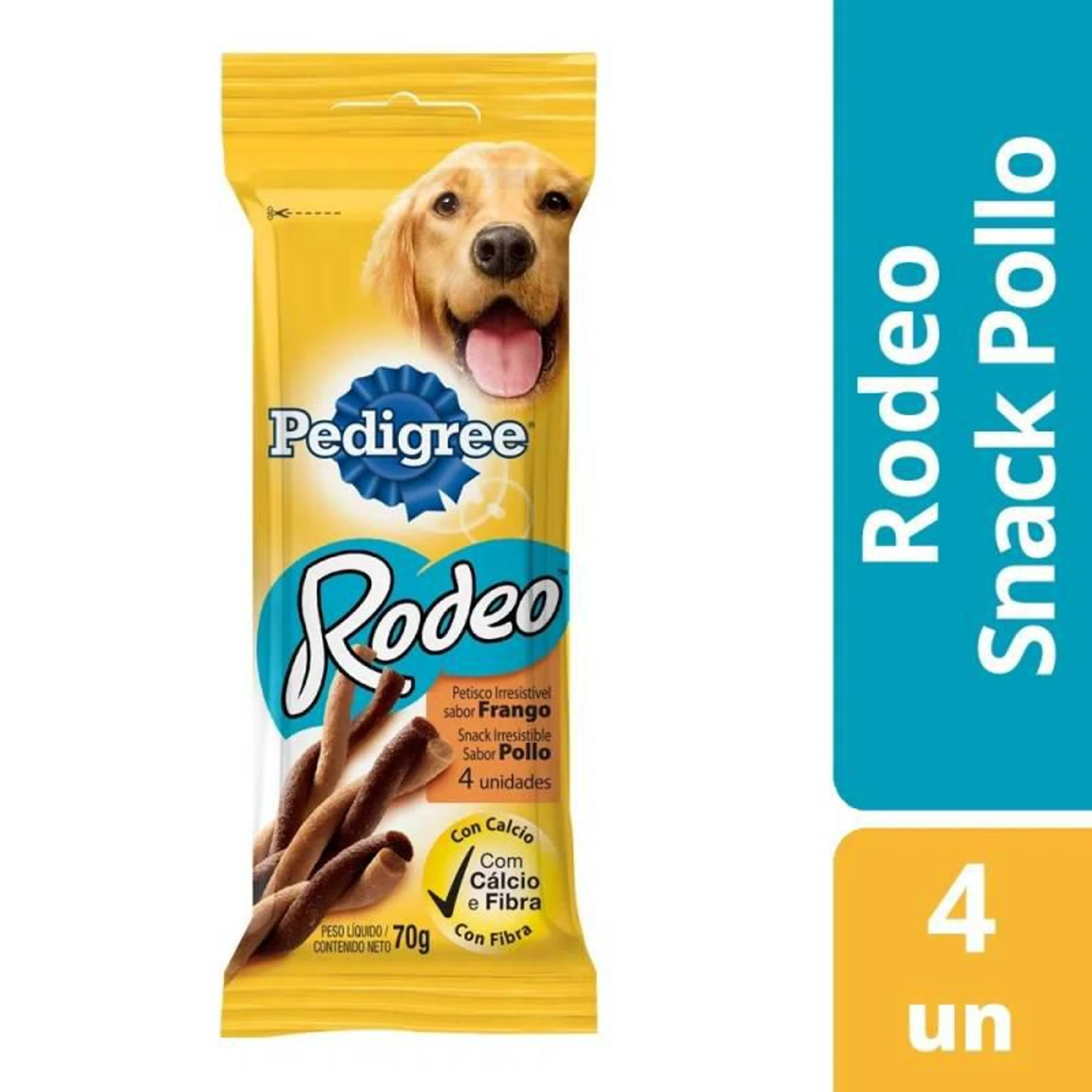 Snack Rodeo Sabor Pollo Pedigree x 4 Un.