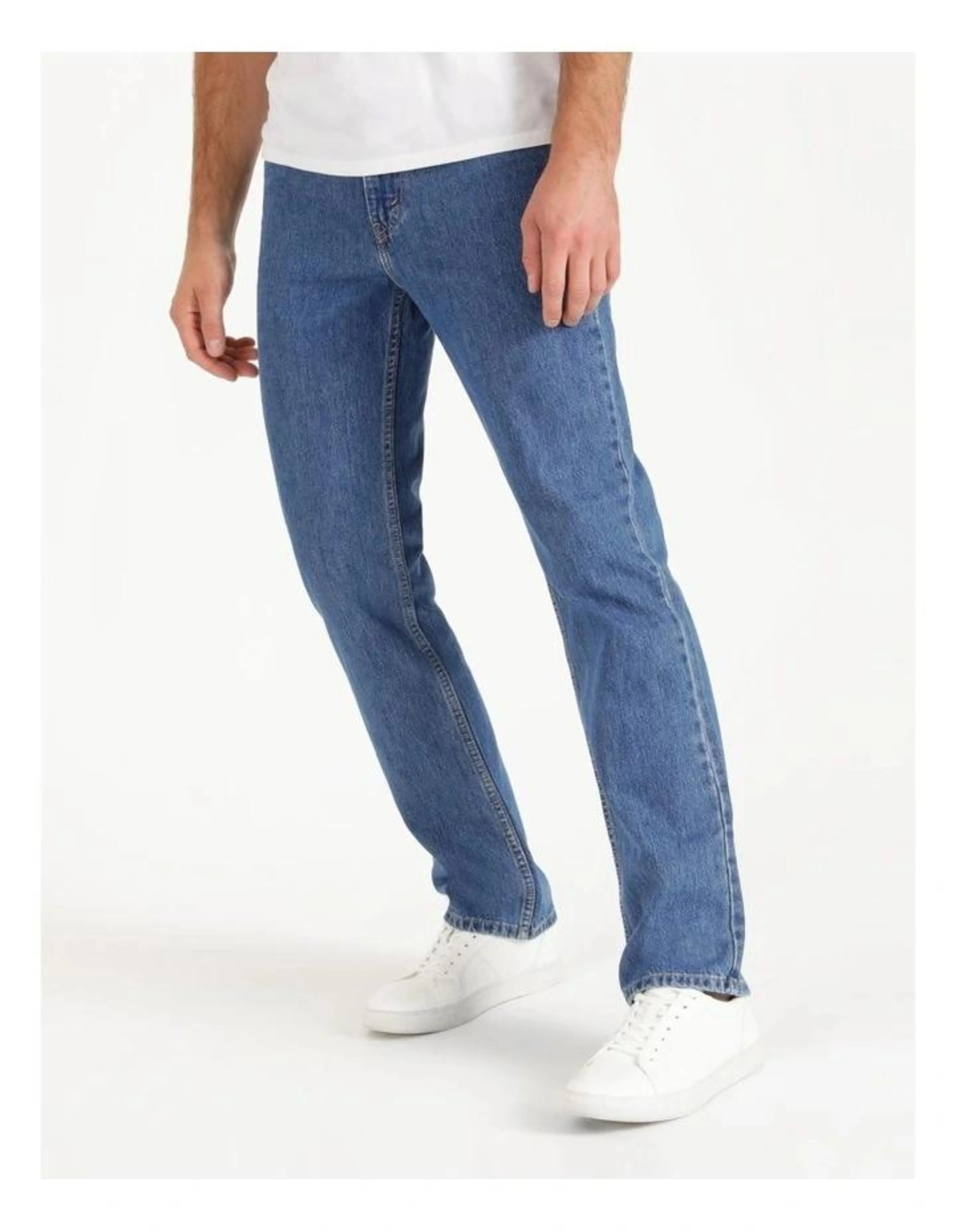 516 Slim Fit Straight Jeans Stonewash