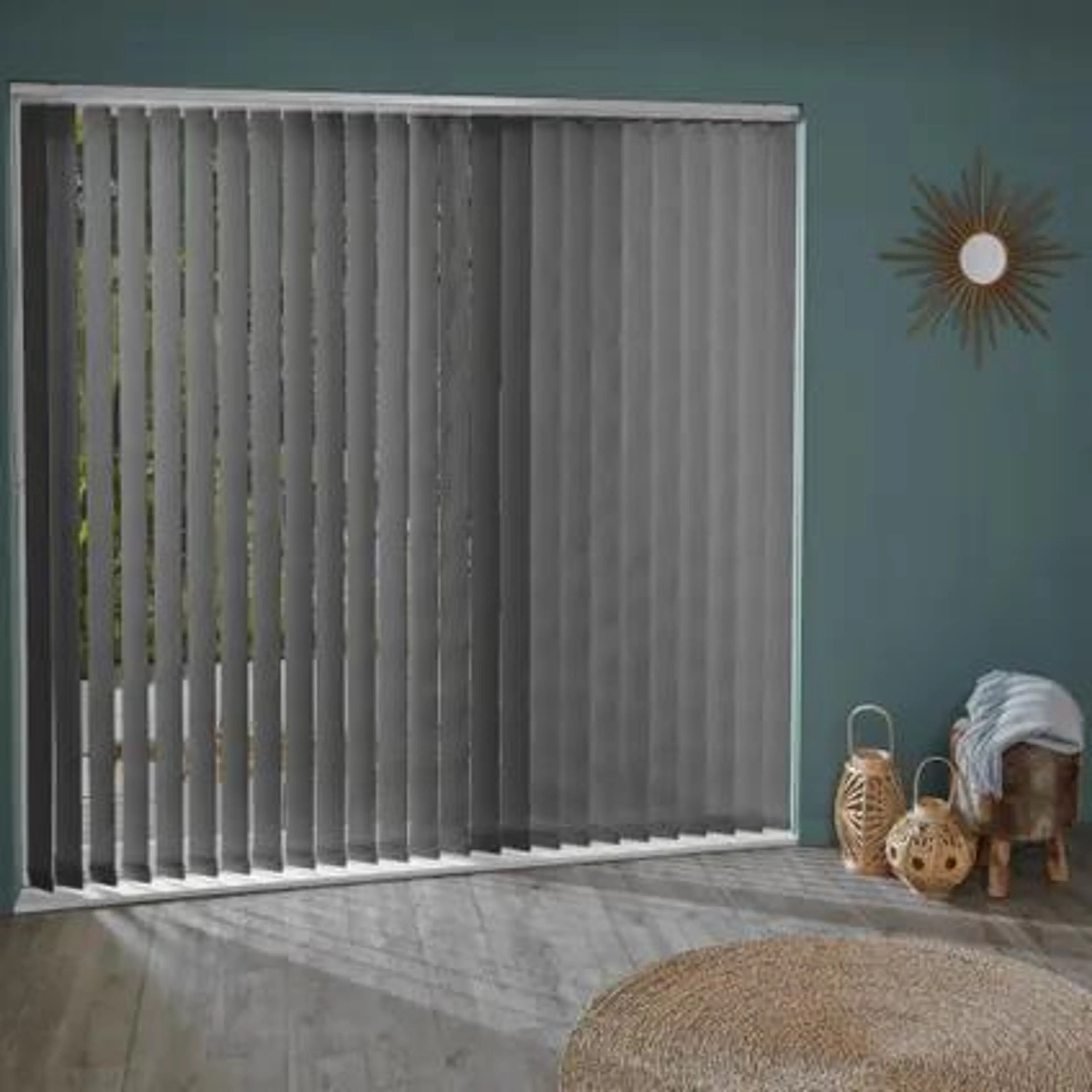 3293 Stores Californiens Madeco 5 pcs anthracite 280cm