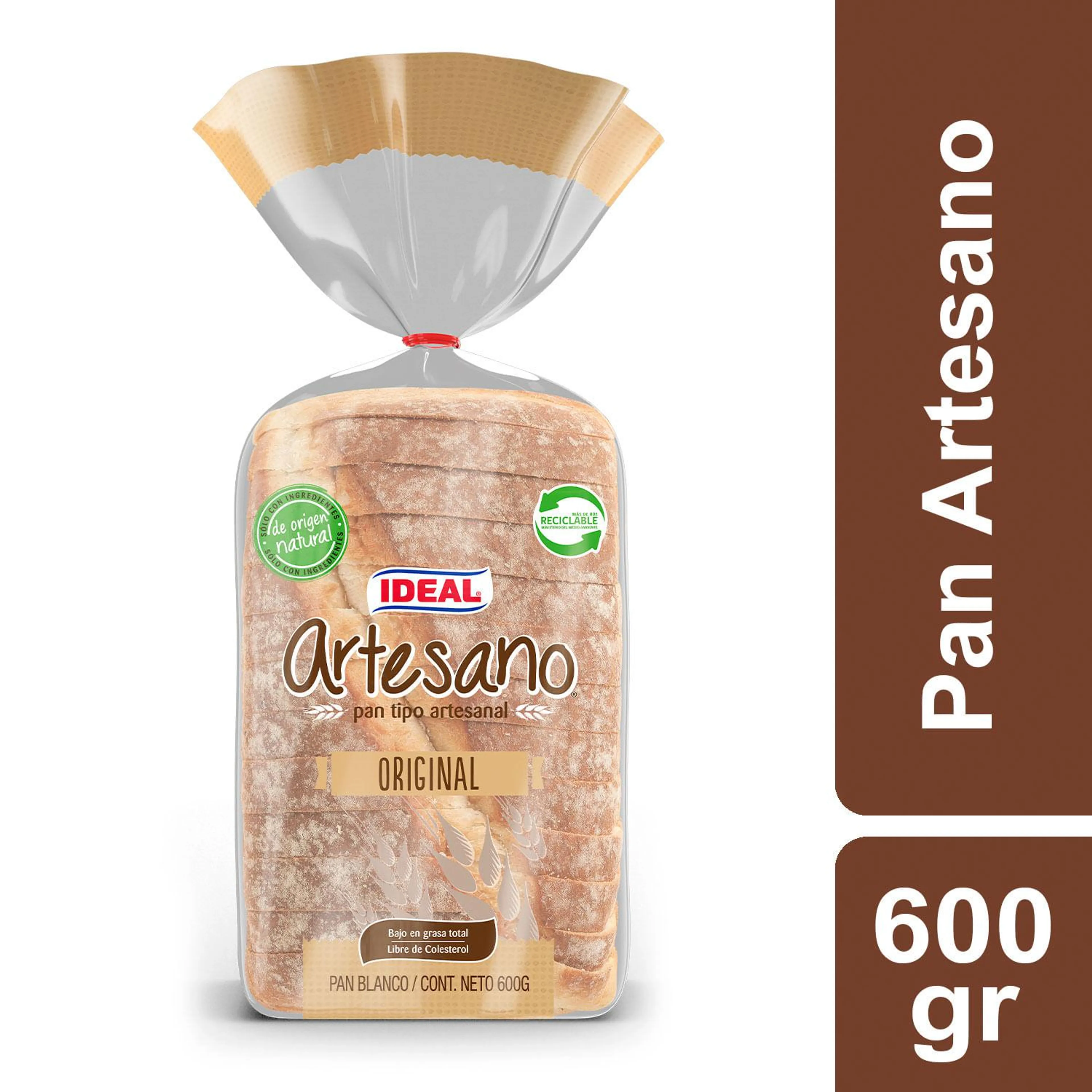 Pan molde blanco artesano 600 g